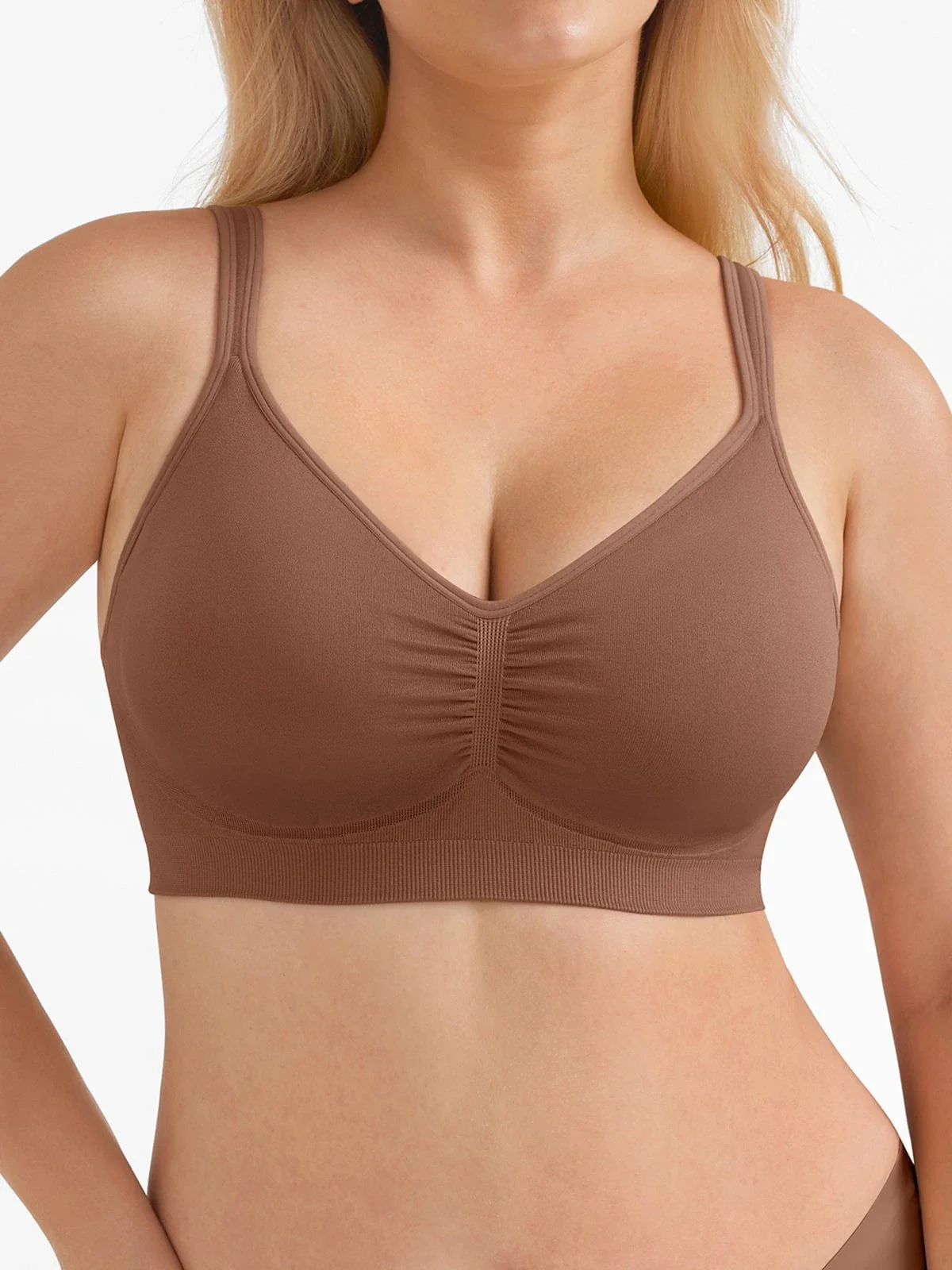Seamless Wireless Wide-Strap Everyday Bra - Image 12