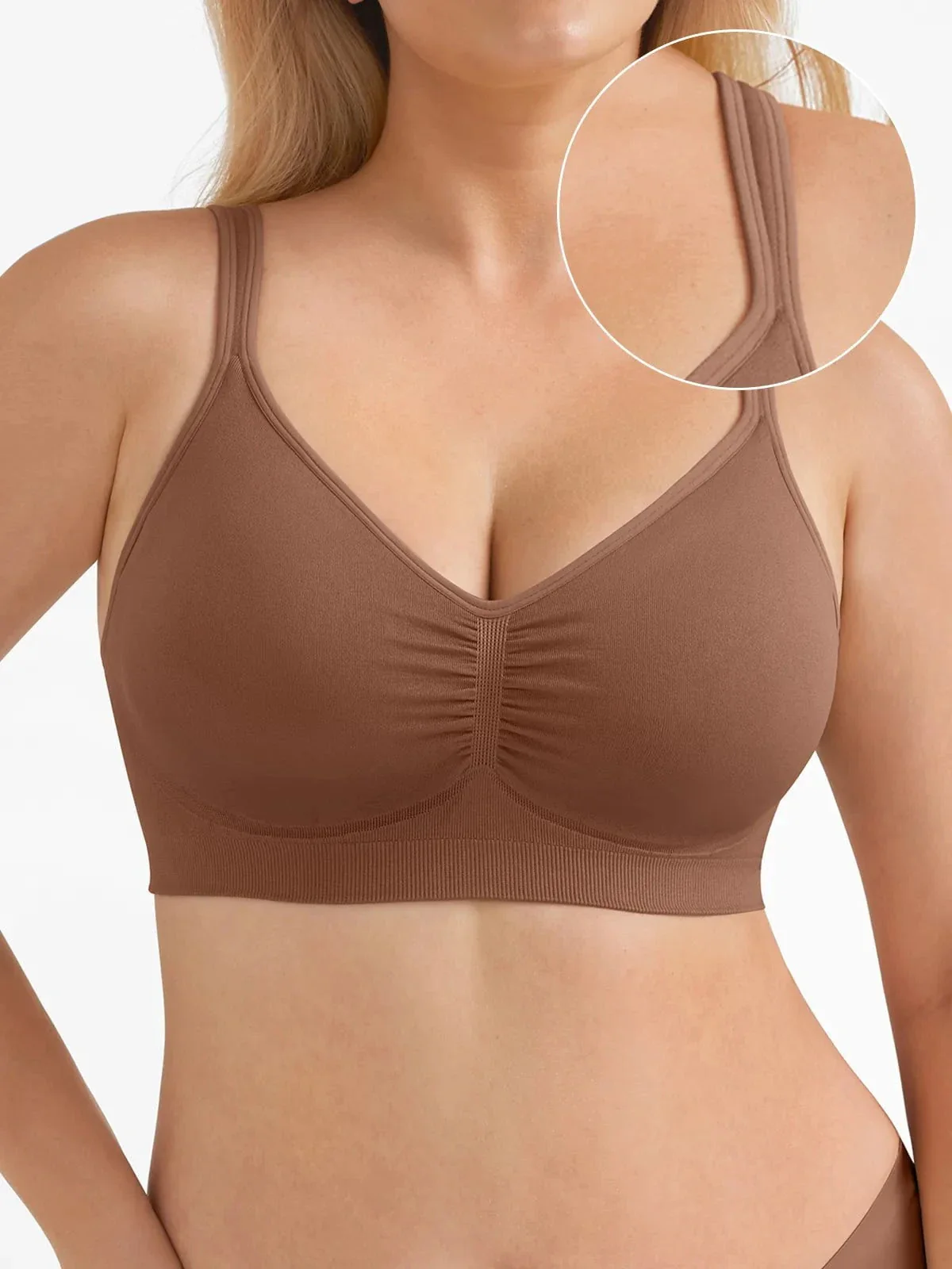 Seamless Comfort Removable Pad Everyday Bra - Image 49