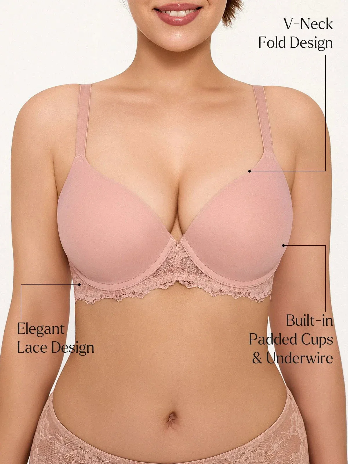 Delicate Embrace Lace Underwire Bra - Image 13