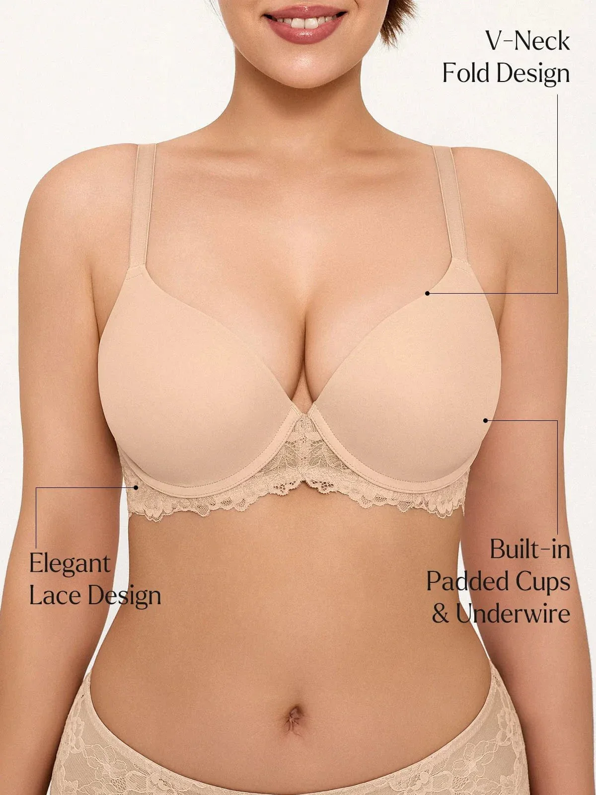Delicate Embrace Lace Underwire Bra - Image 18