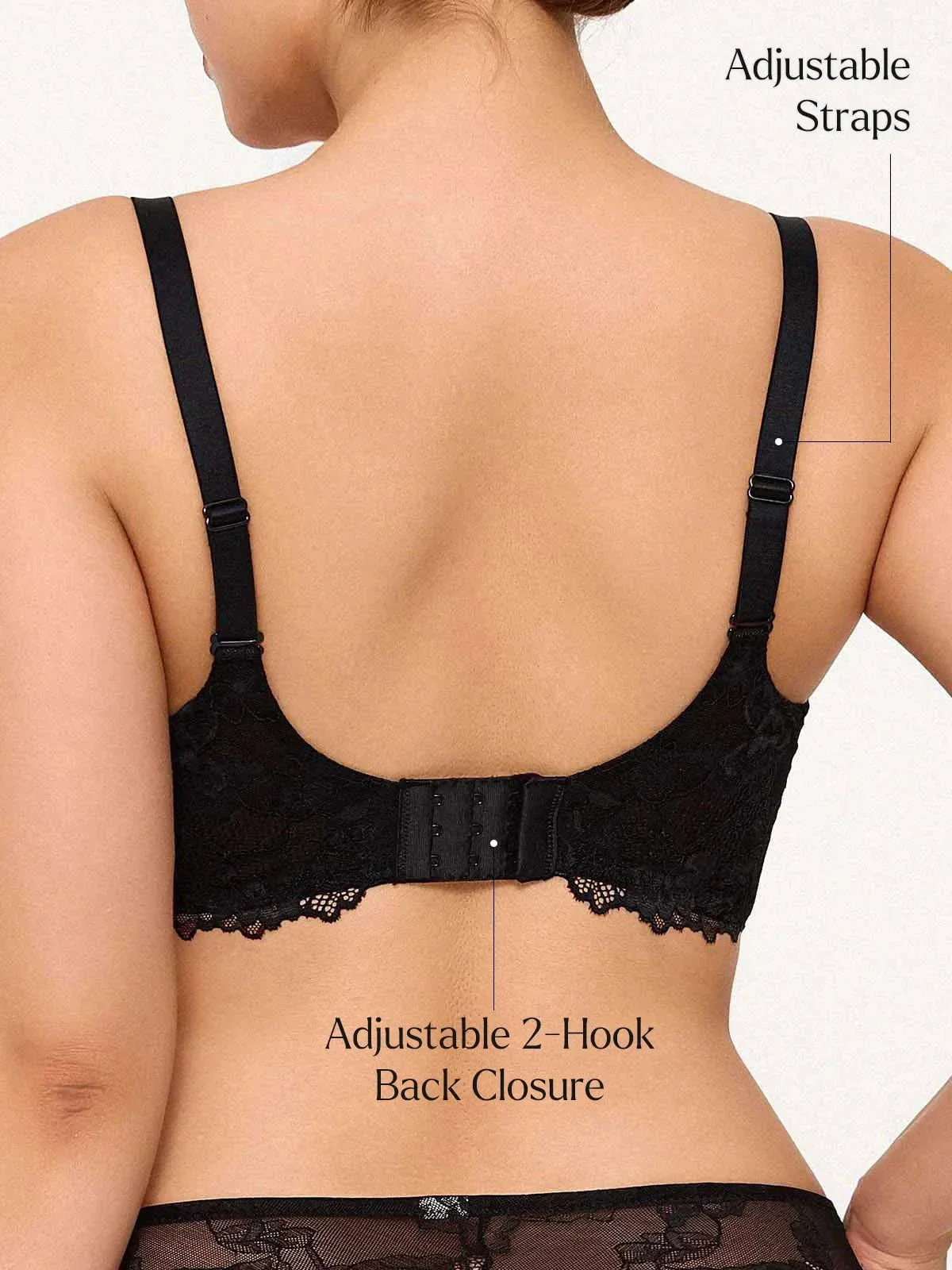 Delicate Embrace Lace Underwire Bra - Image 4