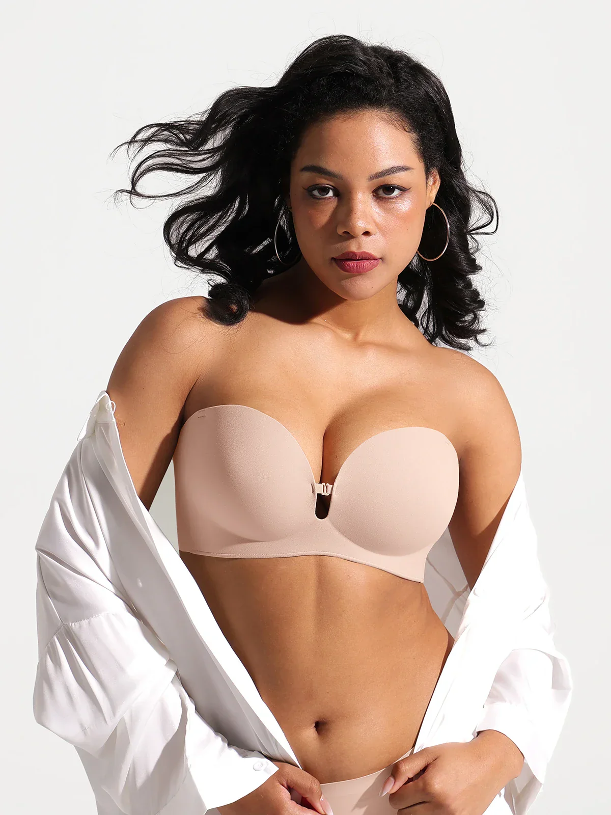 Seamless Non-Slip Shaping Strapless Bra - Image 12