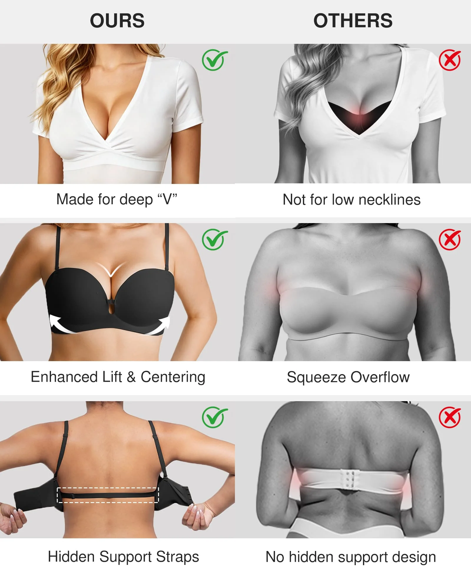 Seamless Non-Slip Shaping Strapless Bra - Image 18