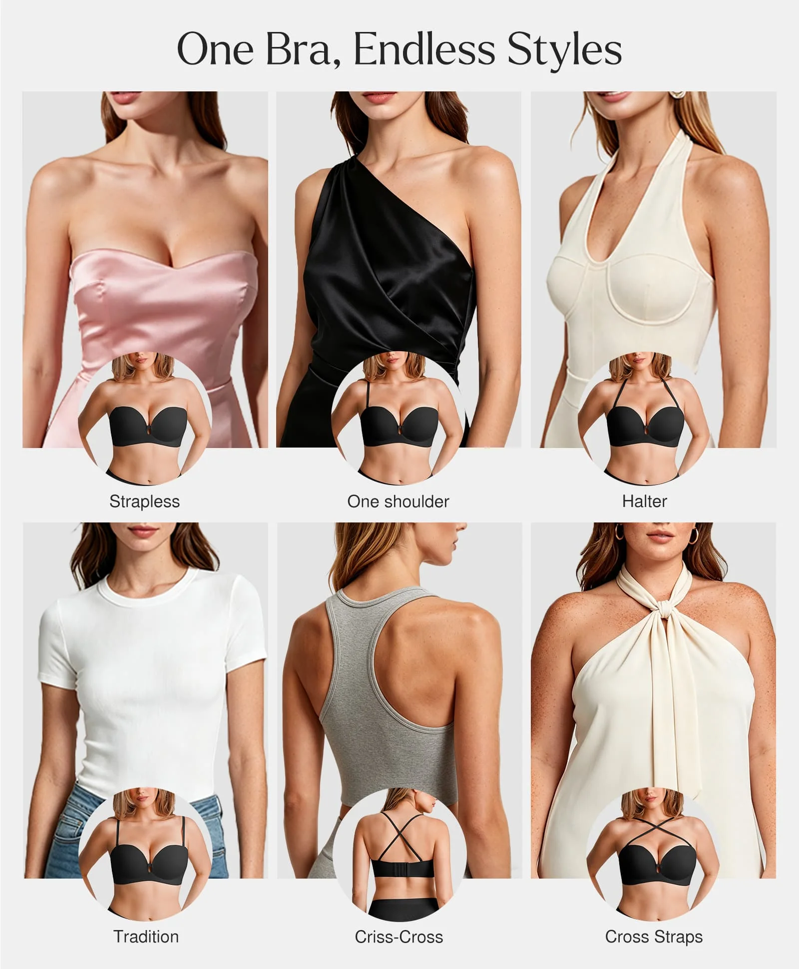 Seamless Non-Slip Shaping Strapless Bra - Image 19