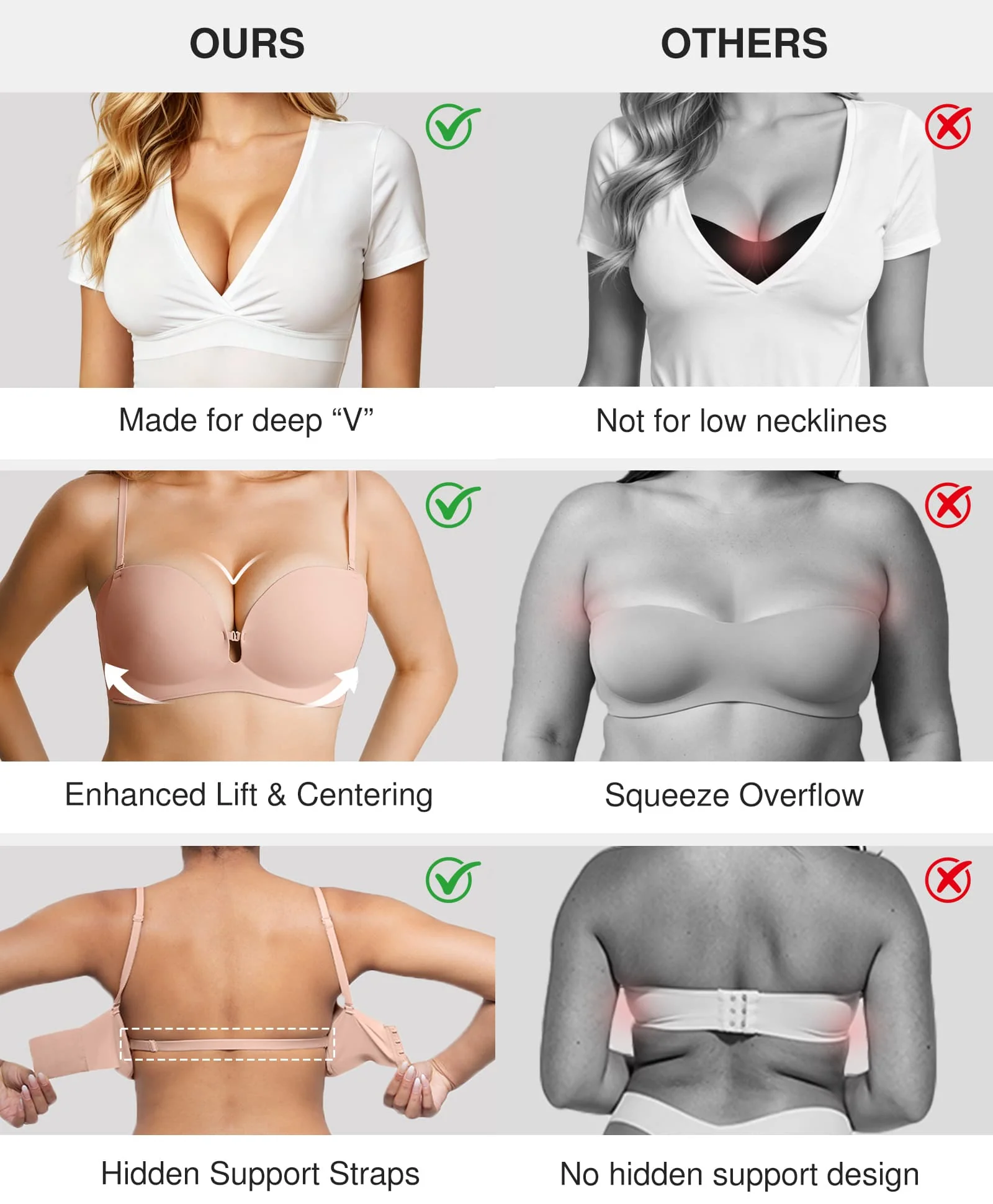 Seamless Non-Slip Shaping Strapless Bra - Image 32