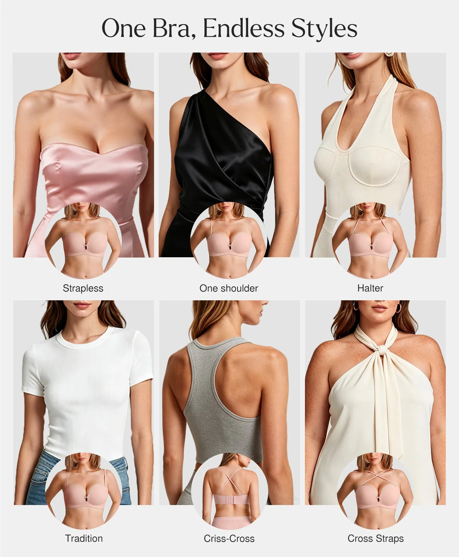 Seamless Non-Slip Shaping Strapless Bra - Image 33