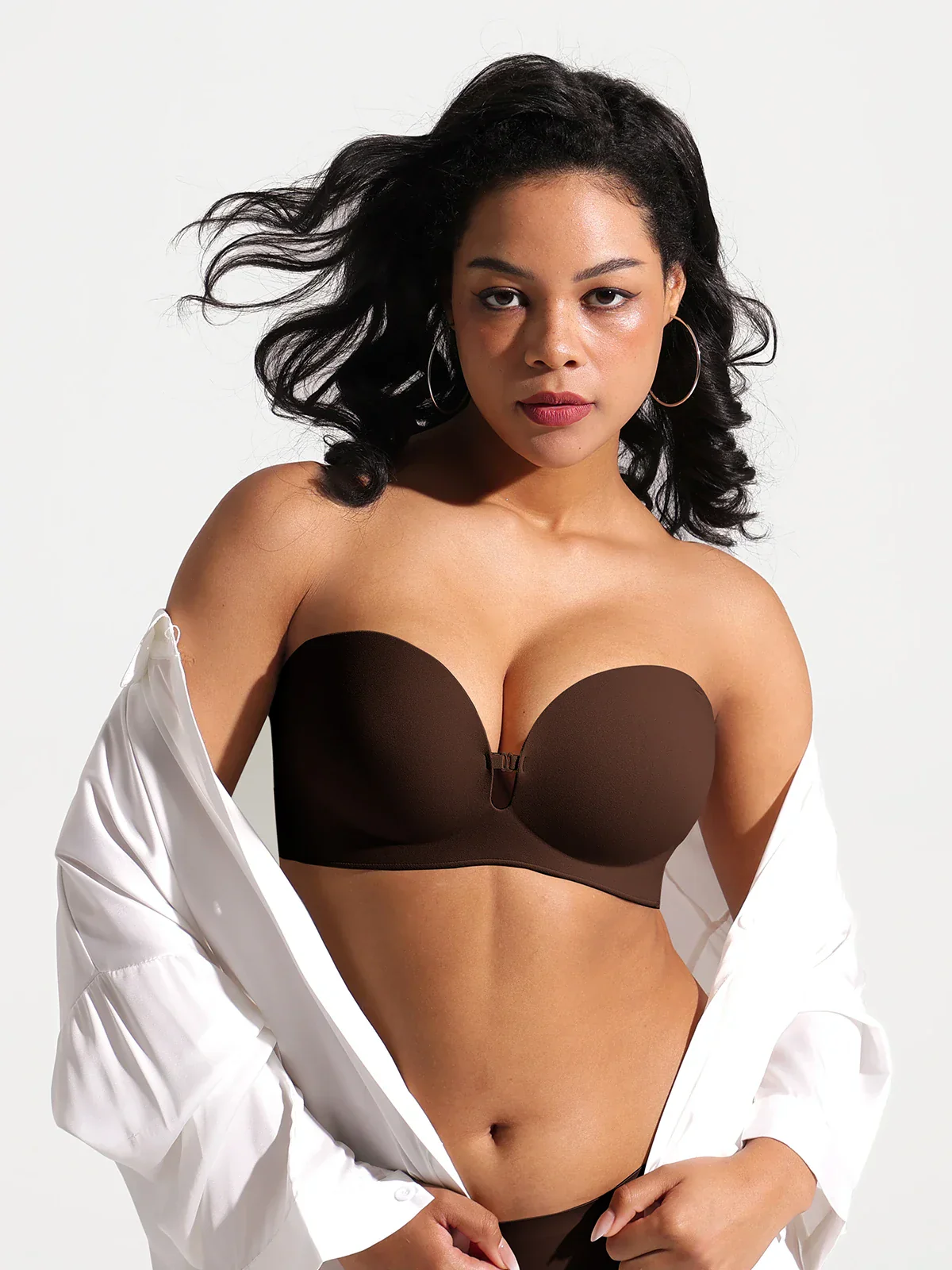 Seamless Non-Slip Shaping Strapless Bra - Image 55