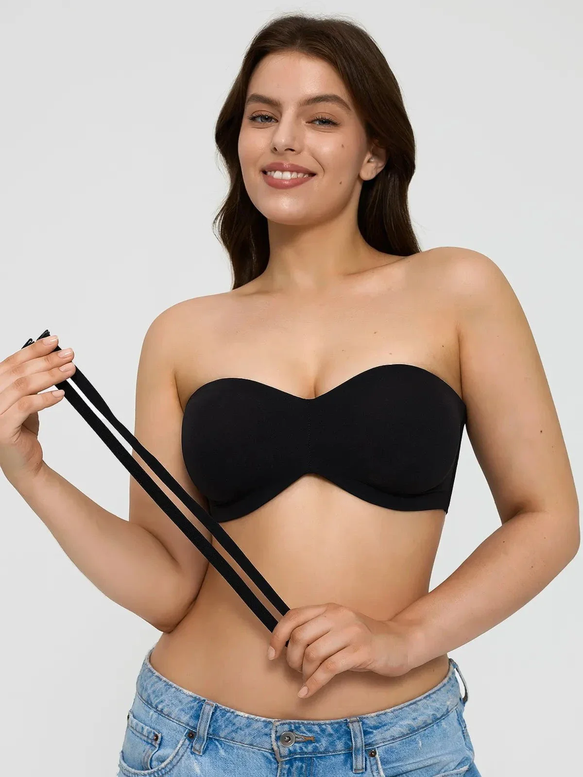 Push-Up Unlined Underwire Strapless Bra Bundle - Image 13