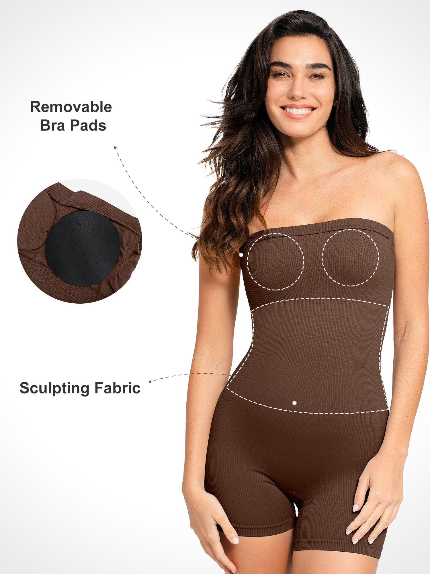 The Shapewear Romper Seamless Bandeau - Image 21