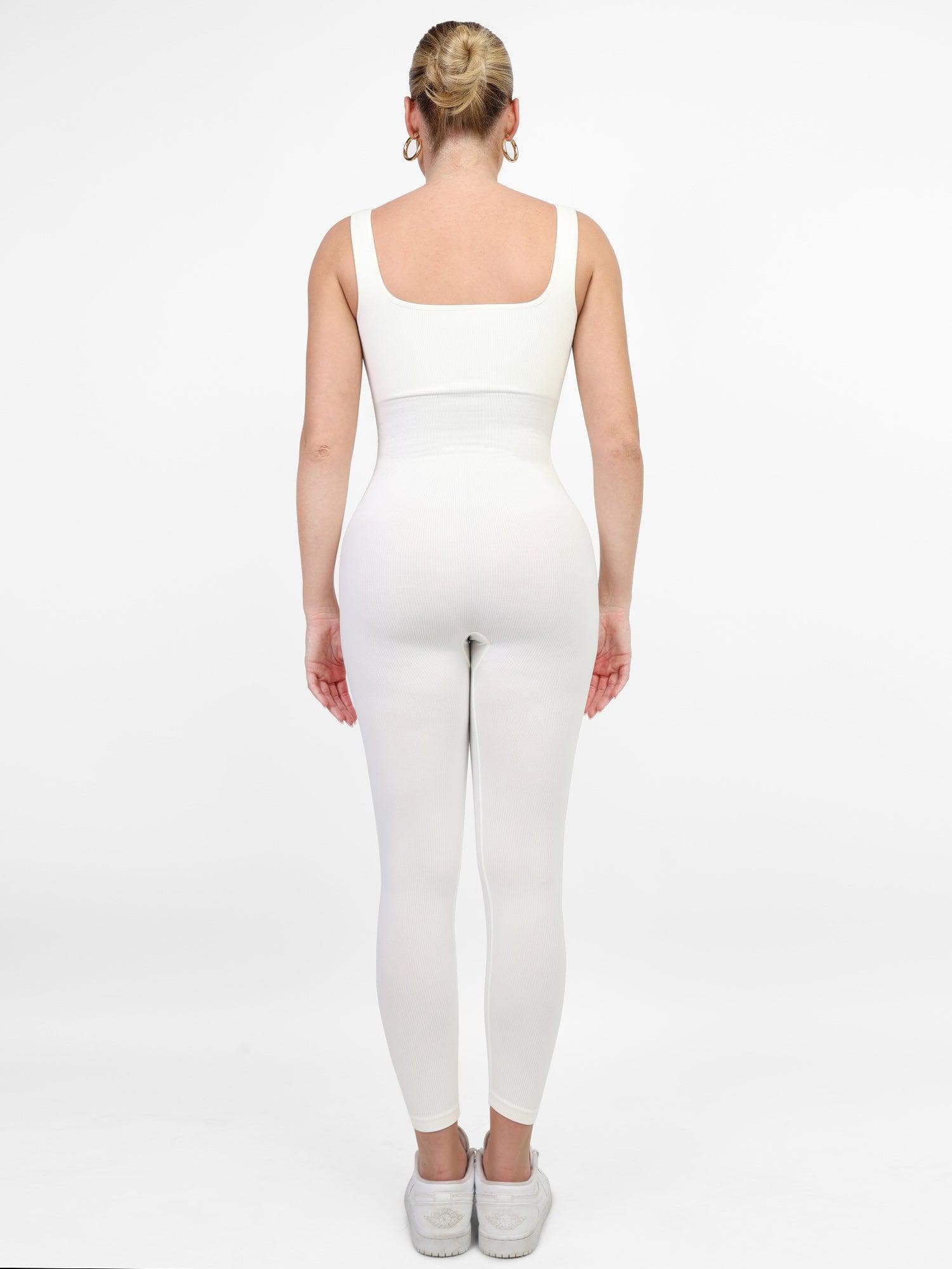 Shapewear Seamless Square Neck Workout Jumpsuit or Romper - Image 11