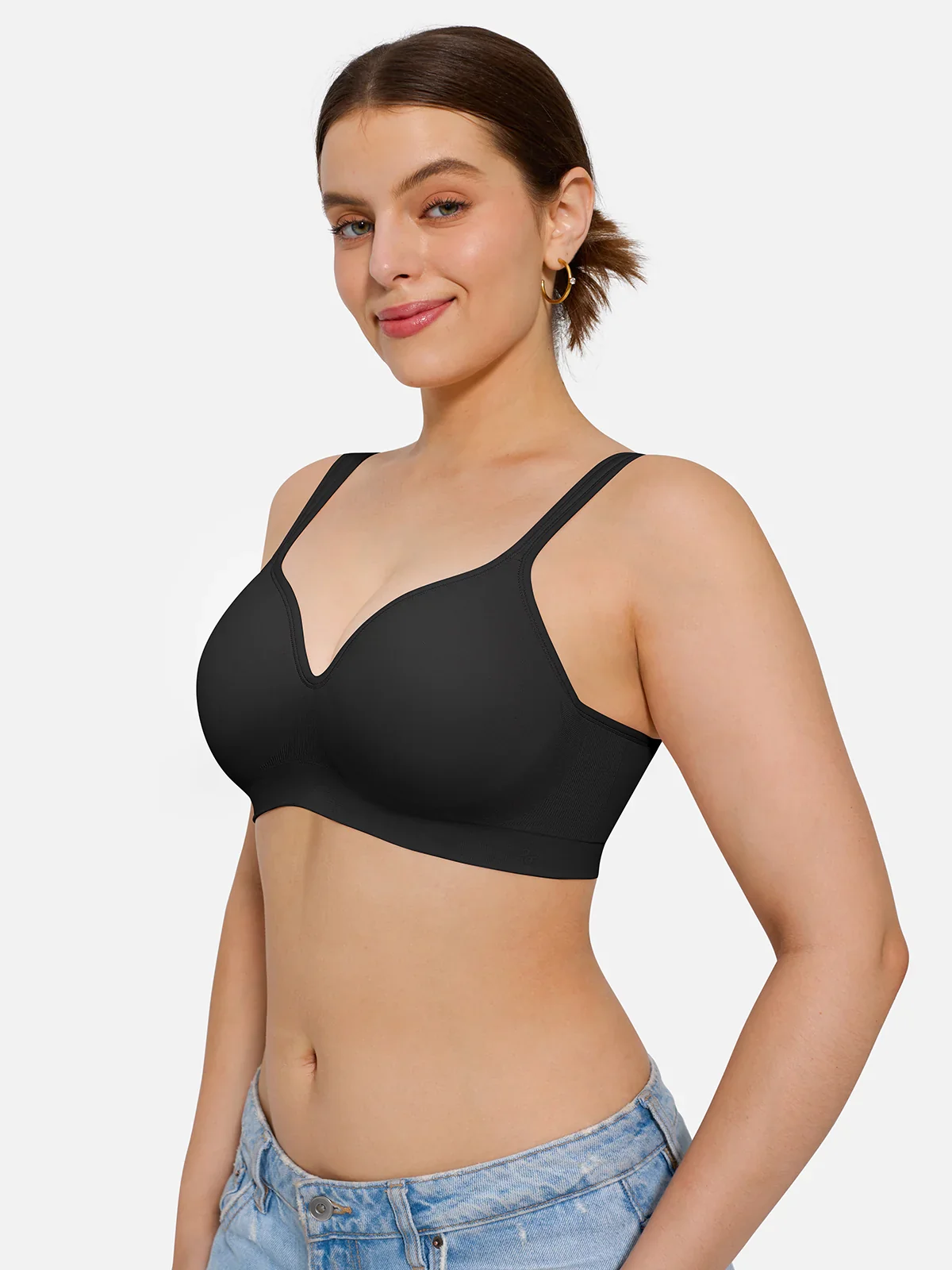 Seamless Wireless Adjustable Comfort Minimizer Support Bra - Image 5