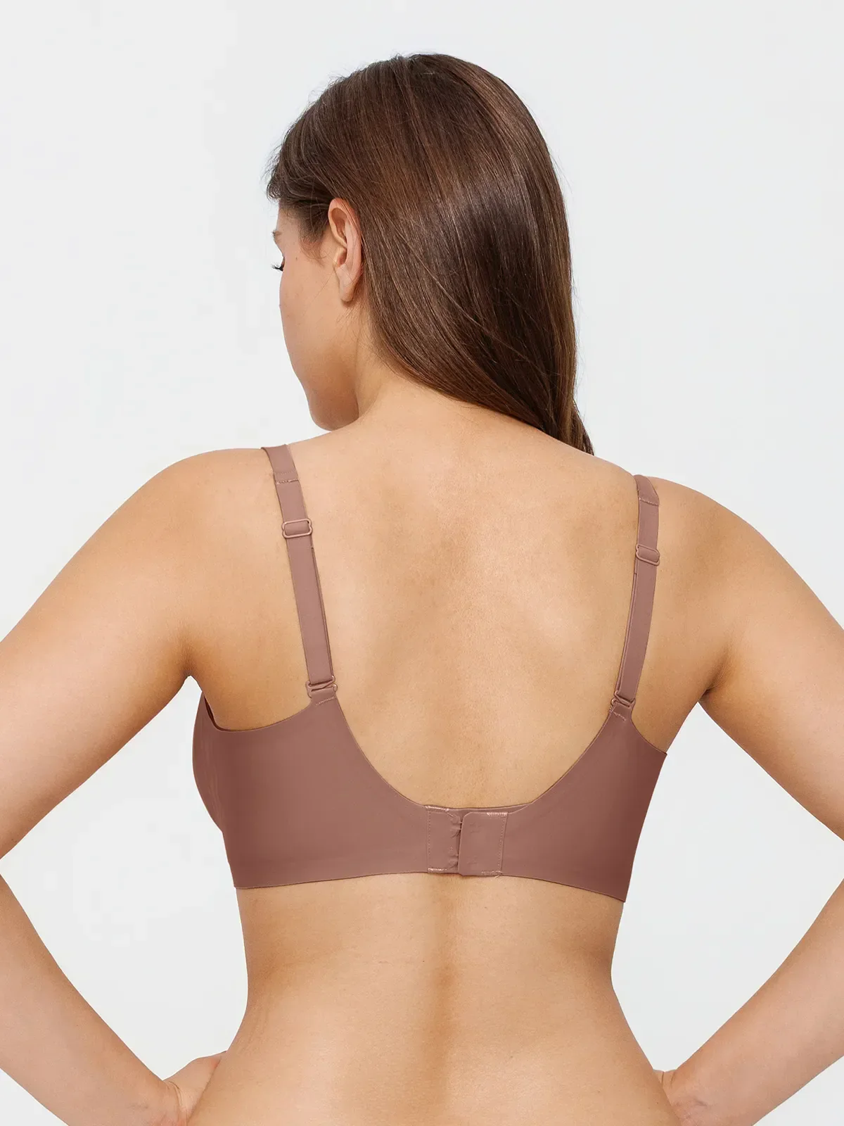Seamless Wireless Jelly Comfort Plunge Bra - Image 28