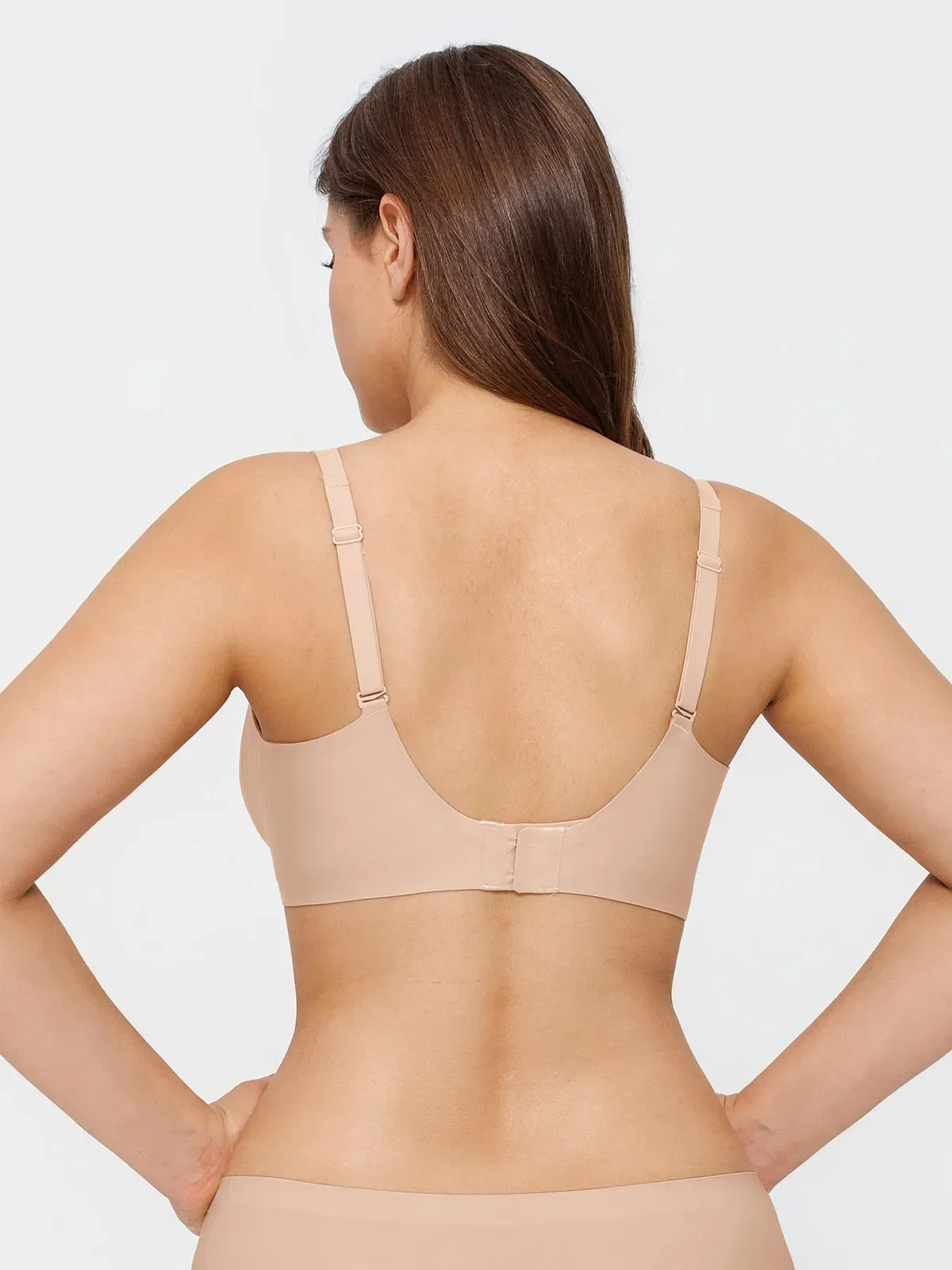 Seamless Wireless Jelly Comfort Plunge Bra - Image 46
