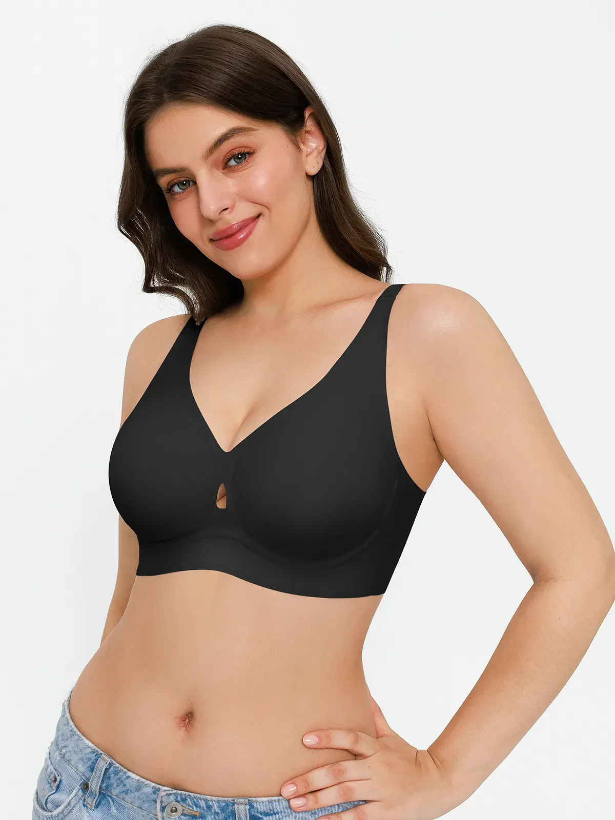 Seamless Wireless Jelly Contour Minimizer Support Bra - Image 20
