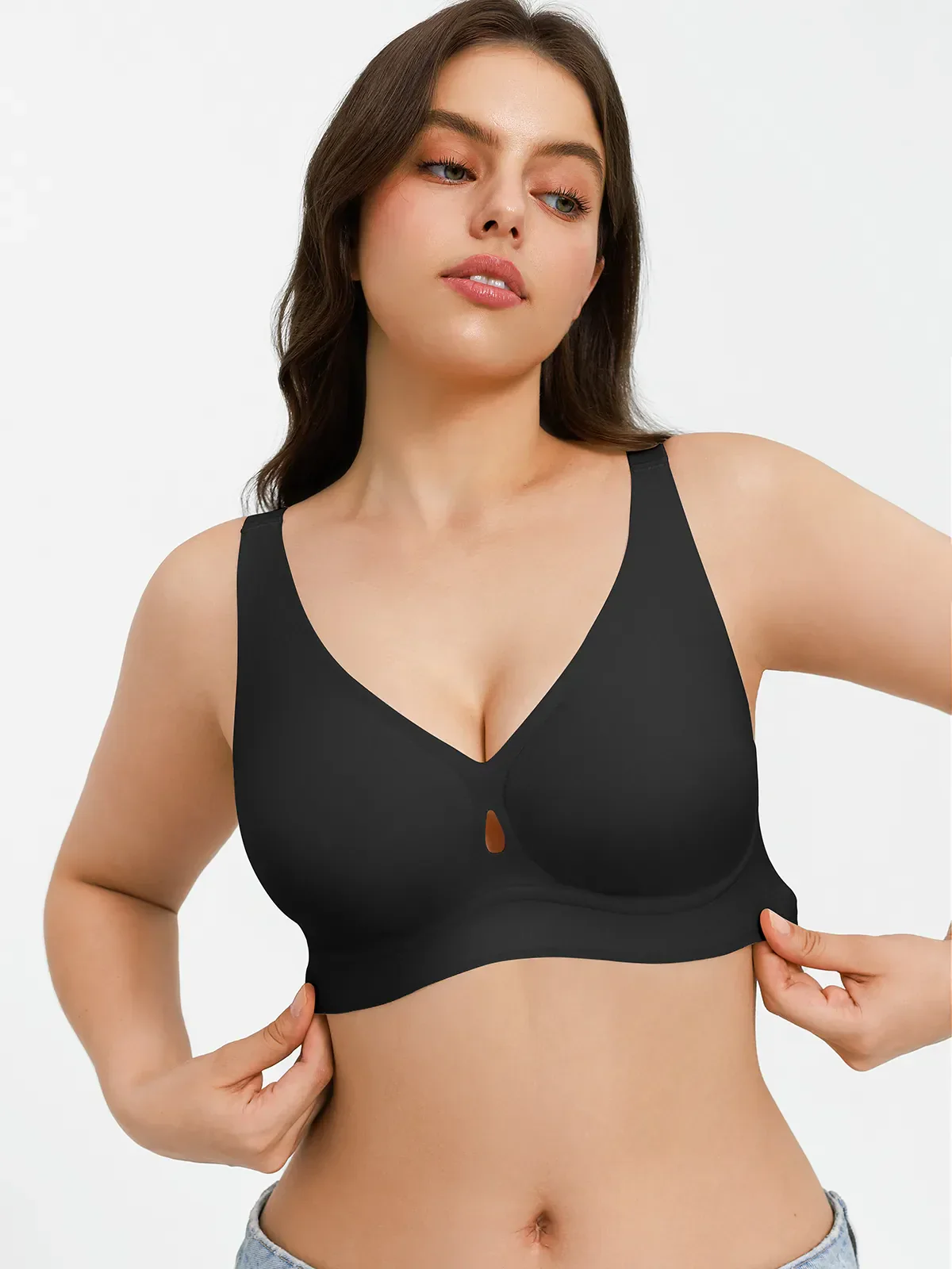 Seamless Wireless Jelly Contour Minimizer Support Bra - Image 23
