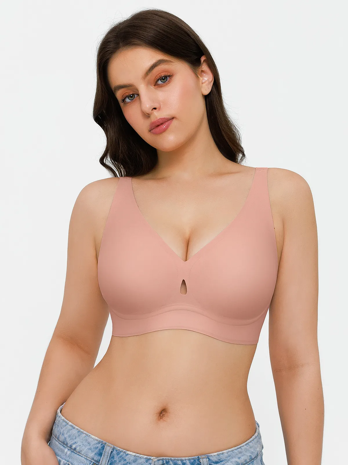 Seamless Wireless Jelly Contour Minimizer Support Bra - Image 24
