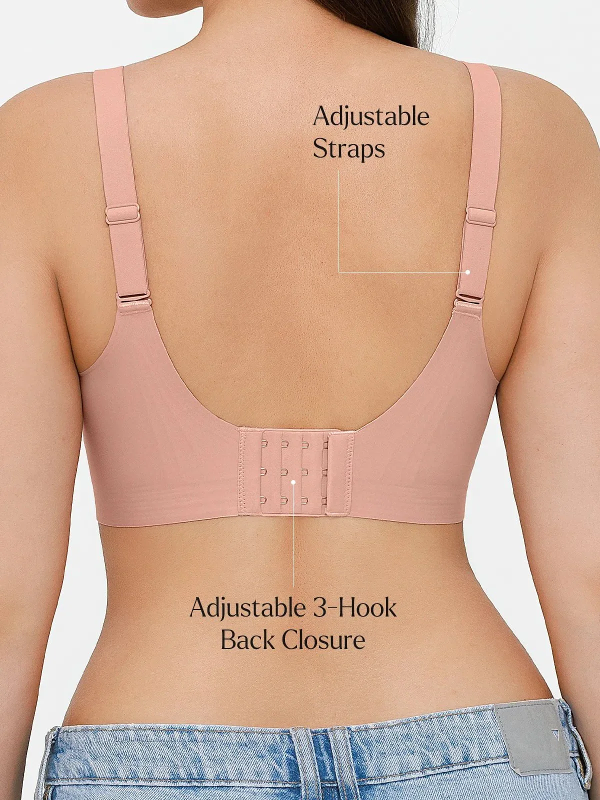 Seamless Wireless Jelly Contour Minimizer Support Bra - Image 26
