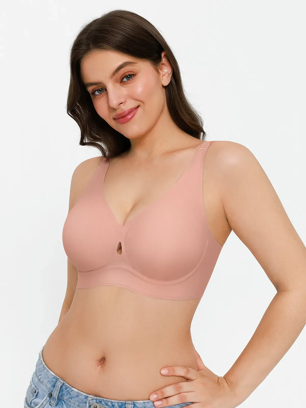 Seamless Wireless Jelly Contour Minimizer Support Bra - Image 27