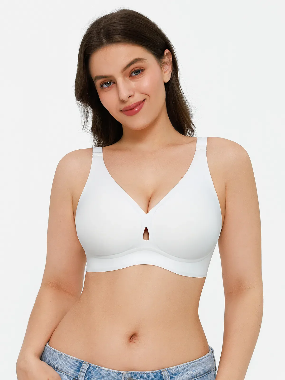 Seamless Wireless Jelly Contour Minimizer Support Bra - Image 30