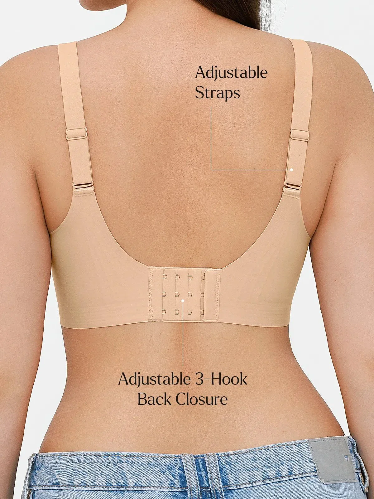 Seamless Wireless Jelly Contour Minimizer Support Bra - Image 38