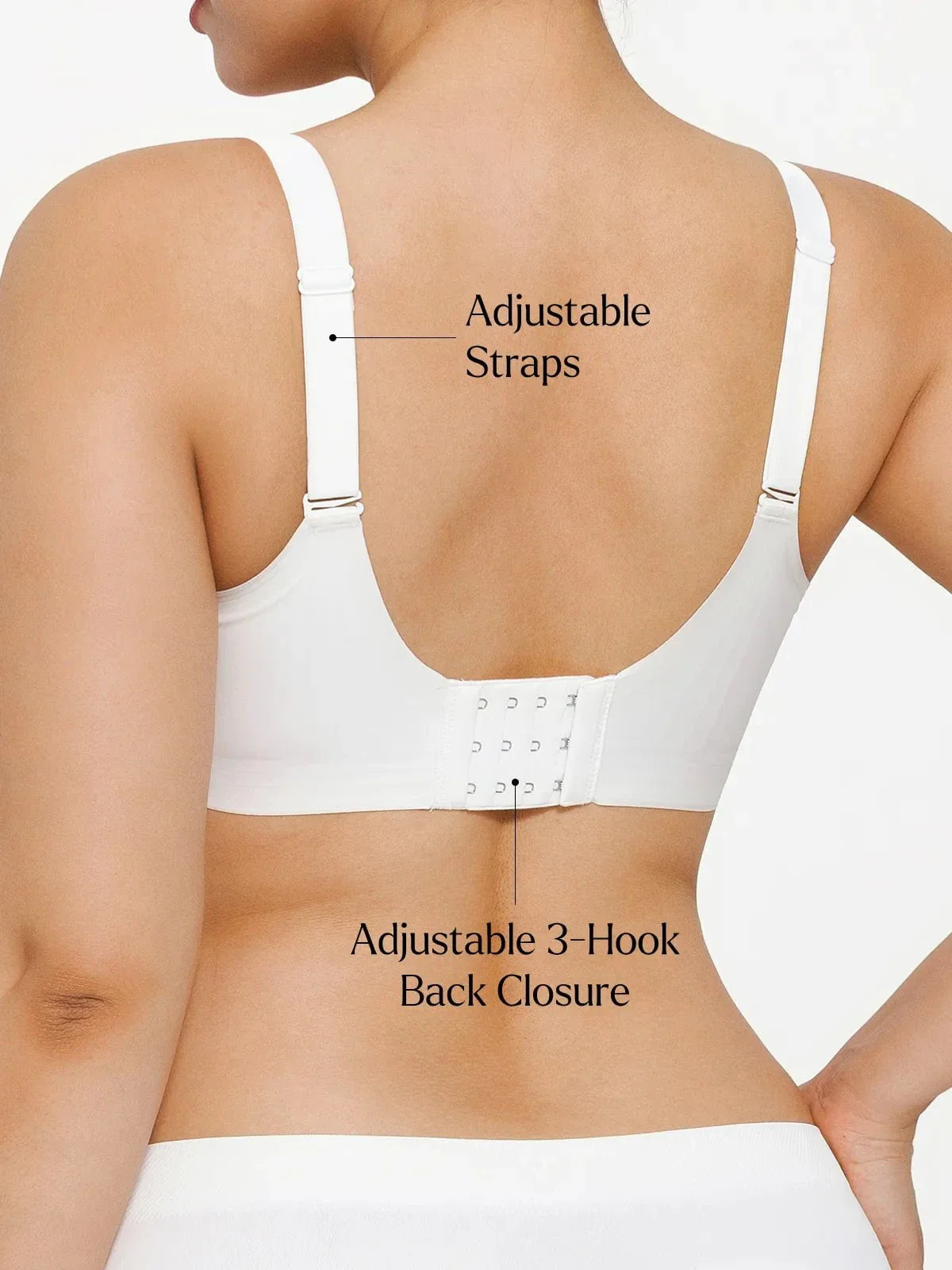 Seamless Wireless Ruched Comfort Minimizer Bra - Image 14