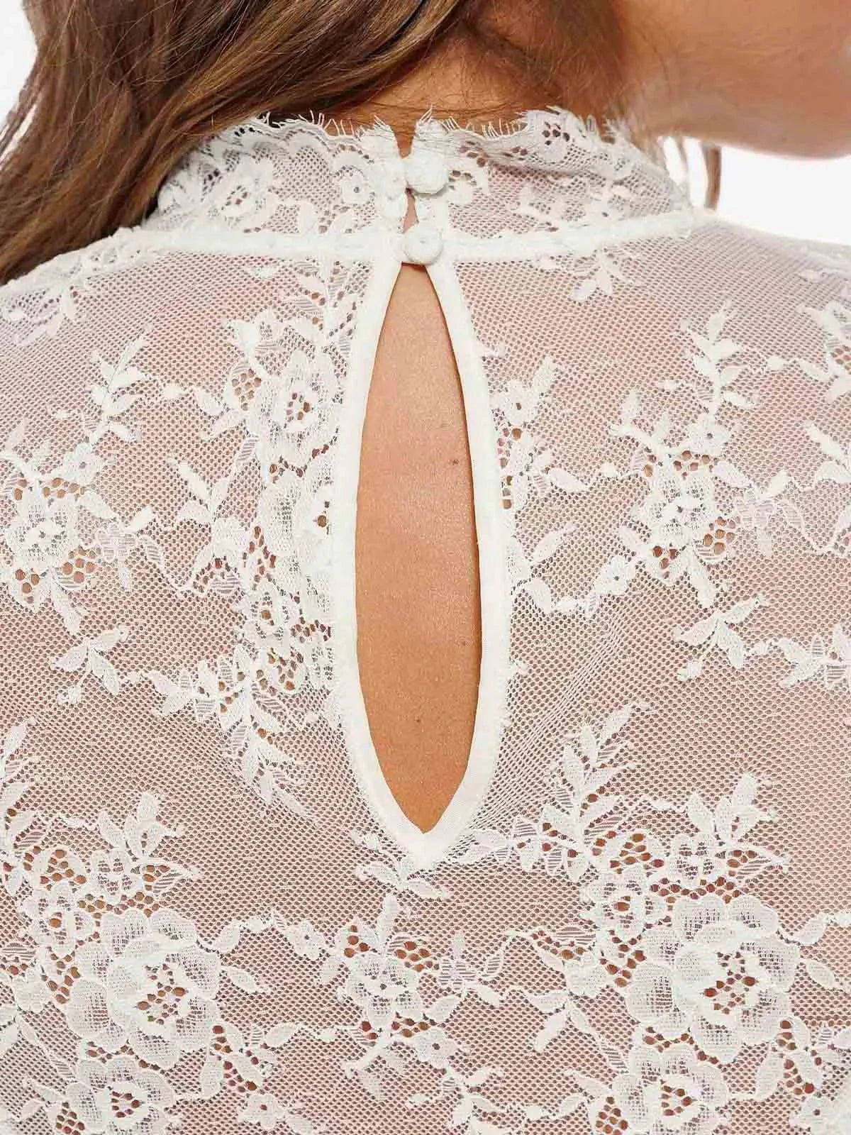Shapewear 2-in-1 Lace Overlay Sculpting Dress - Image 10
