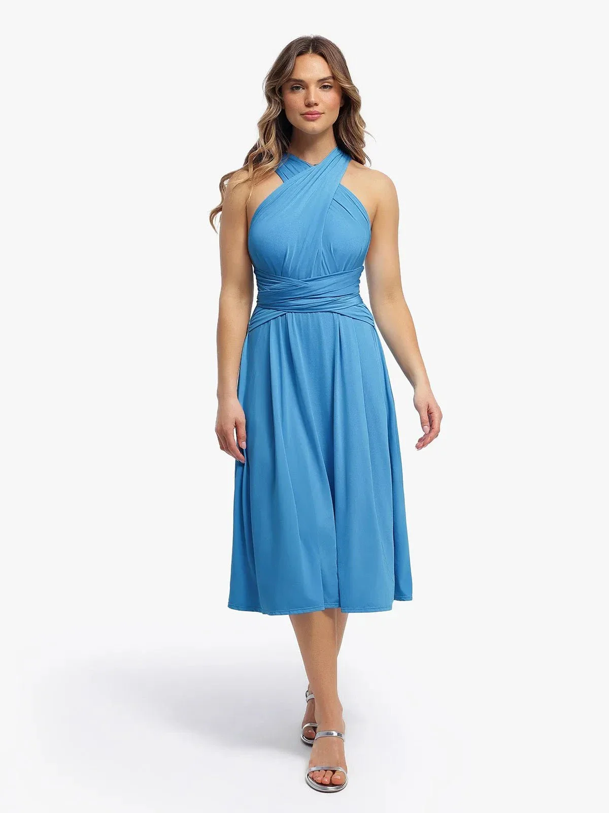 Shapewear Convertible Infinity Sculpting Midi Dress - Image 15
