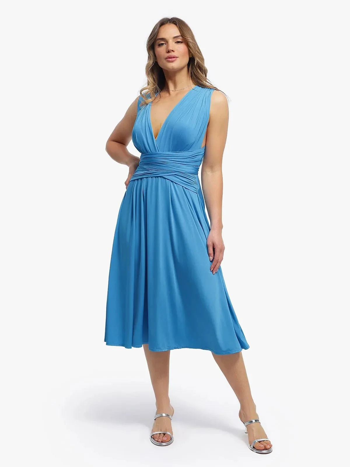 Shapewear Convertible Infinity Sculpting Midi Dress - Image 17
