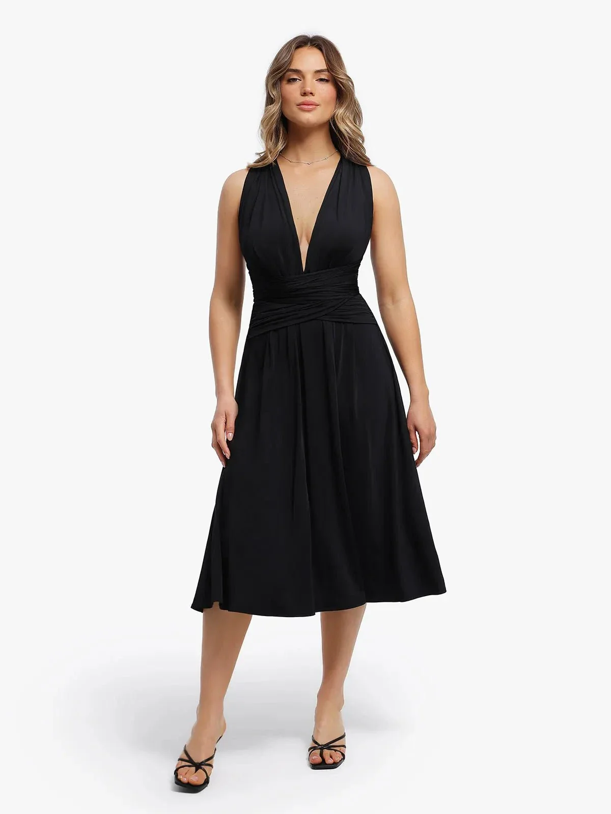Shapewear Convertible Infinity Sculpting Midi Dress - Image 19