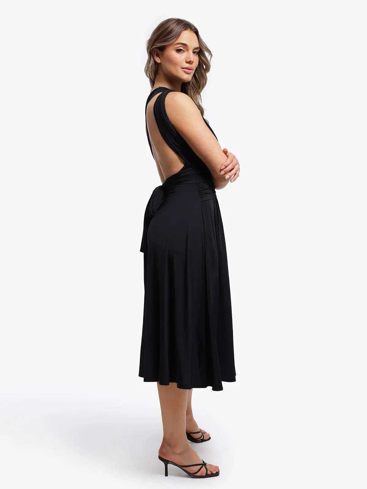 Shapewear Convertible Infinity Sculpting Midi Dress - Image 21