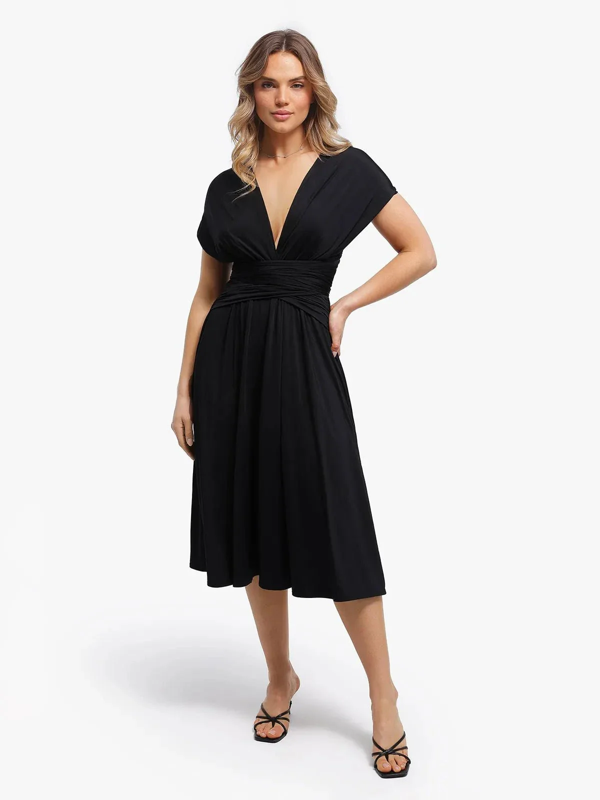Shapewear Convertible Infinity Sculpting Midi Dress - Image 23