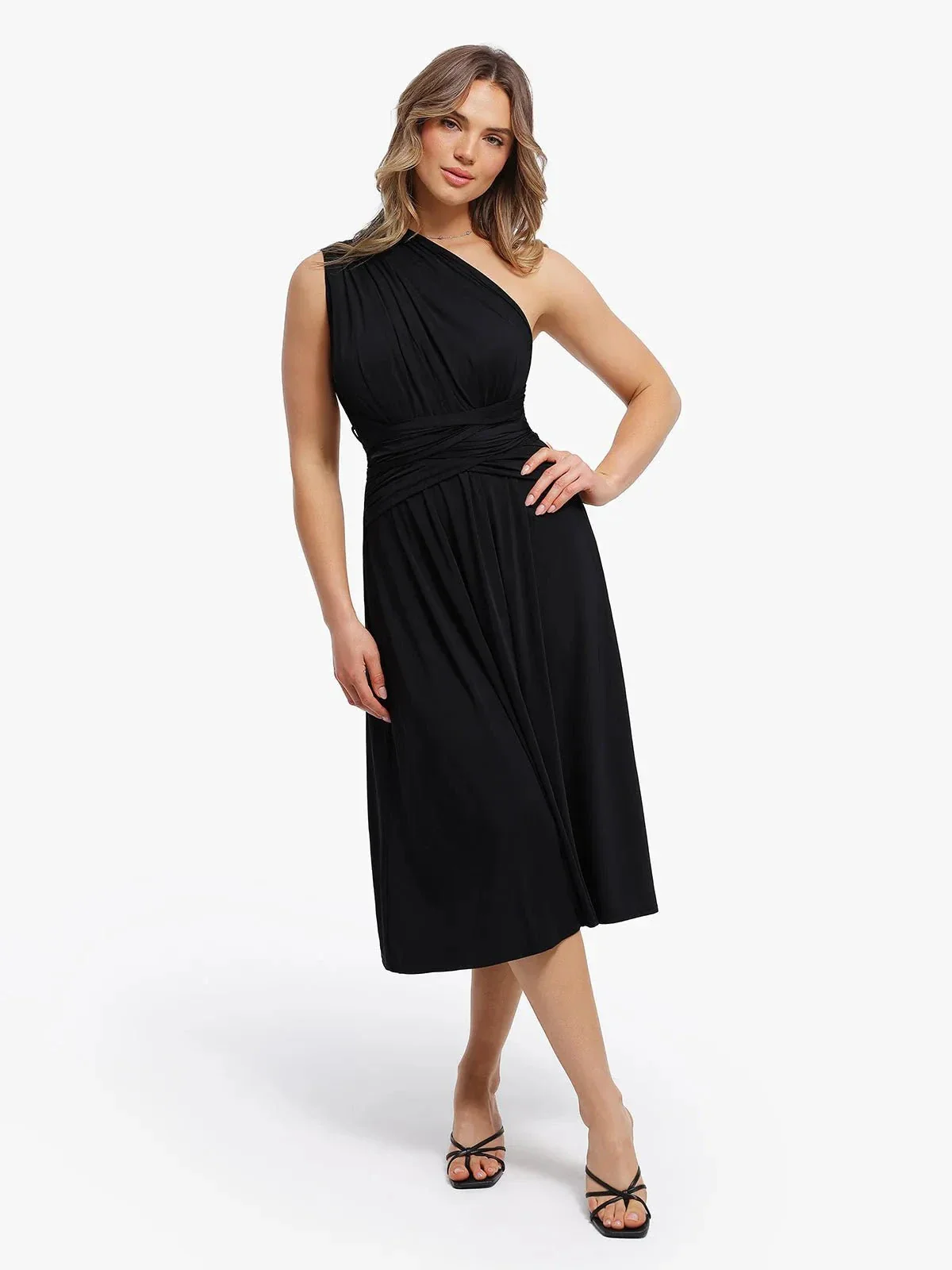 Shapewear Convertible Infinity Sculpting Midi Dress - Image 25