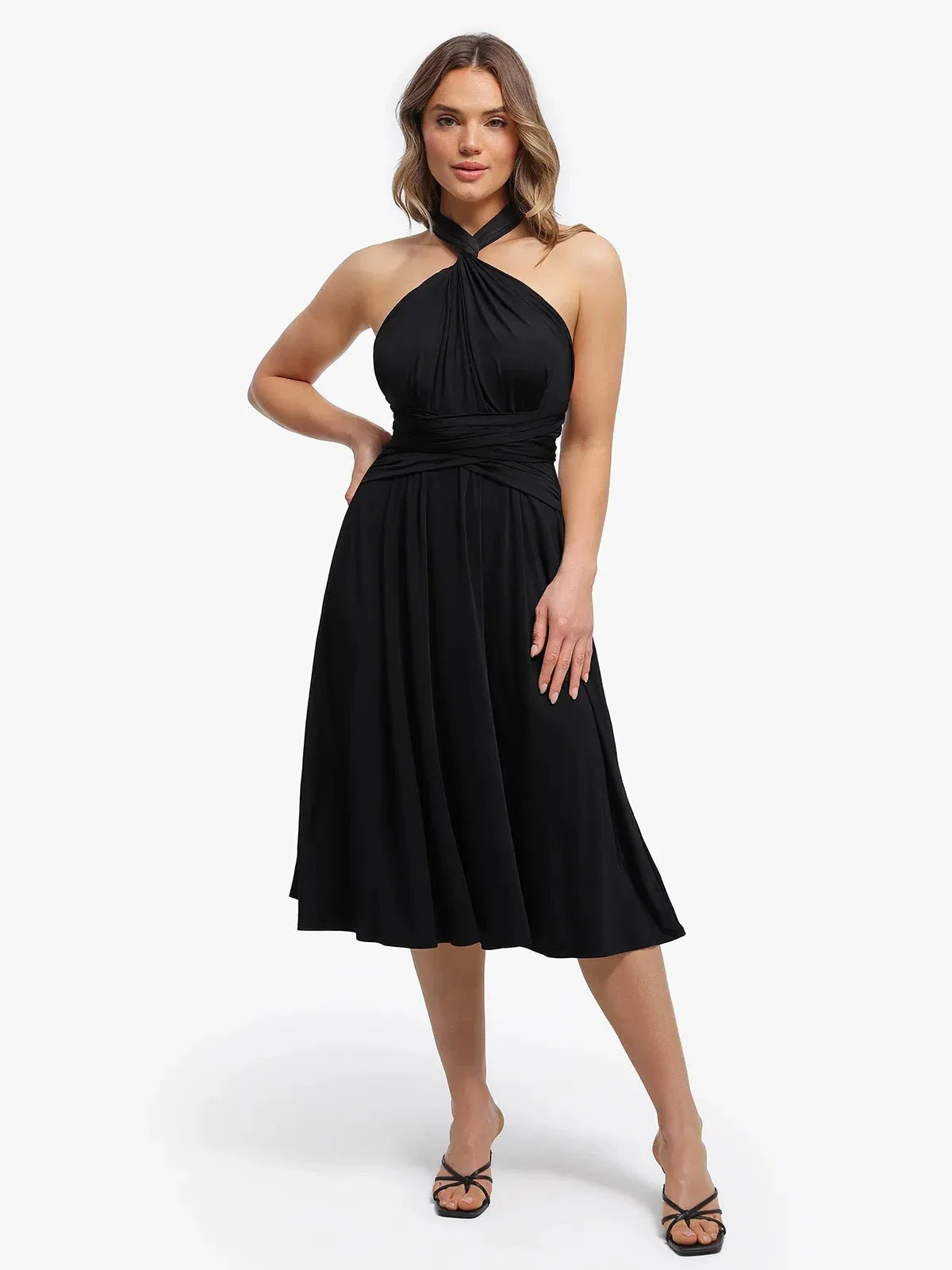 Shapewear Convertible Infinity Sculpting Midi Dress - Image 27