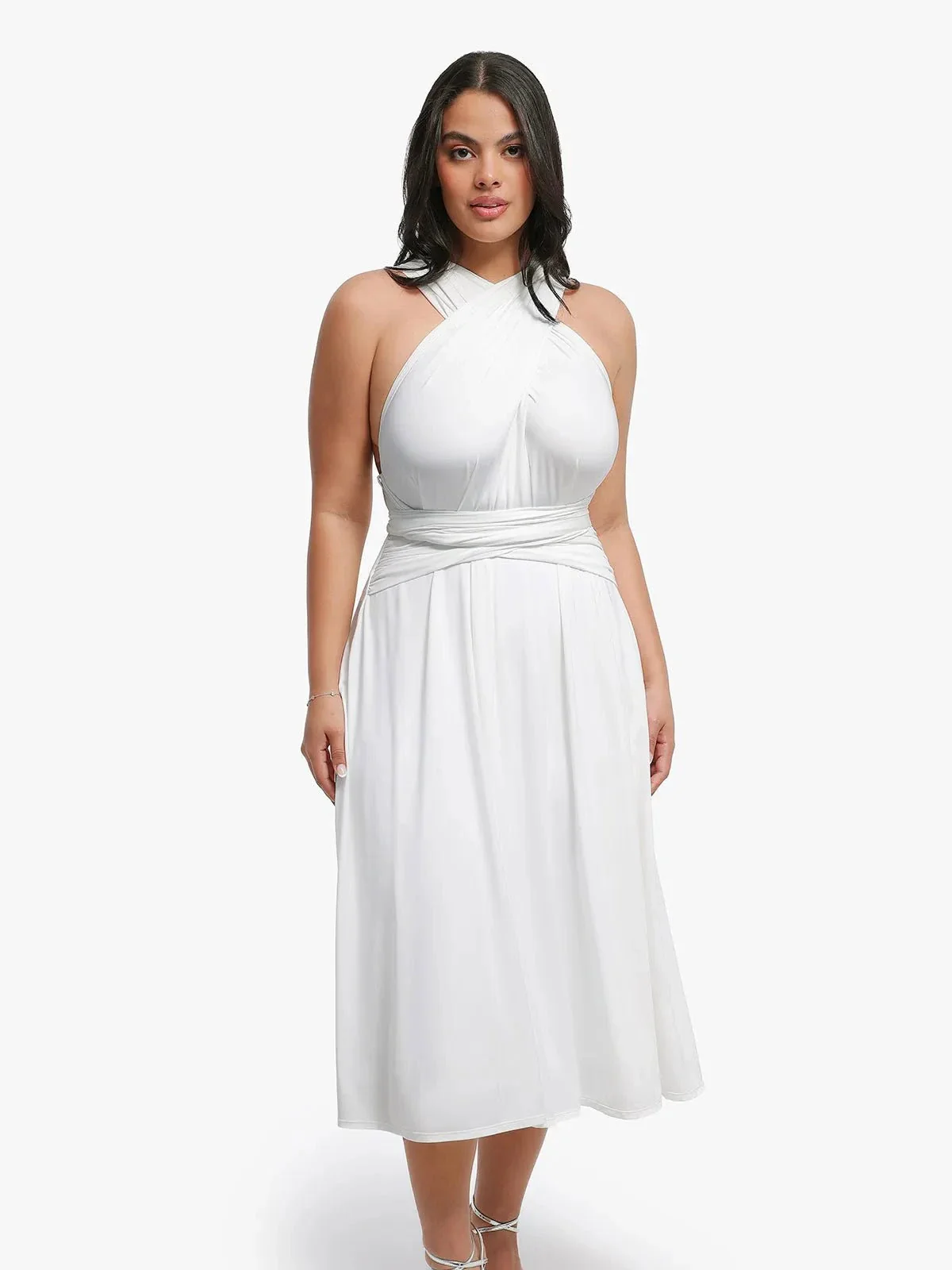 Shapewear Convertible Infinity Sculpting Midi Dress - Image 3