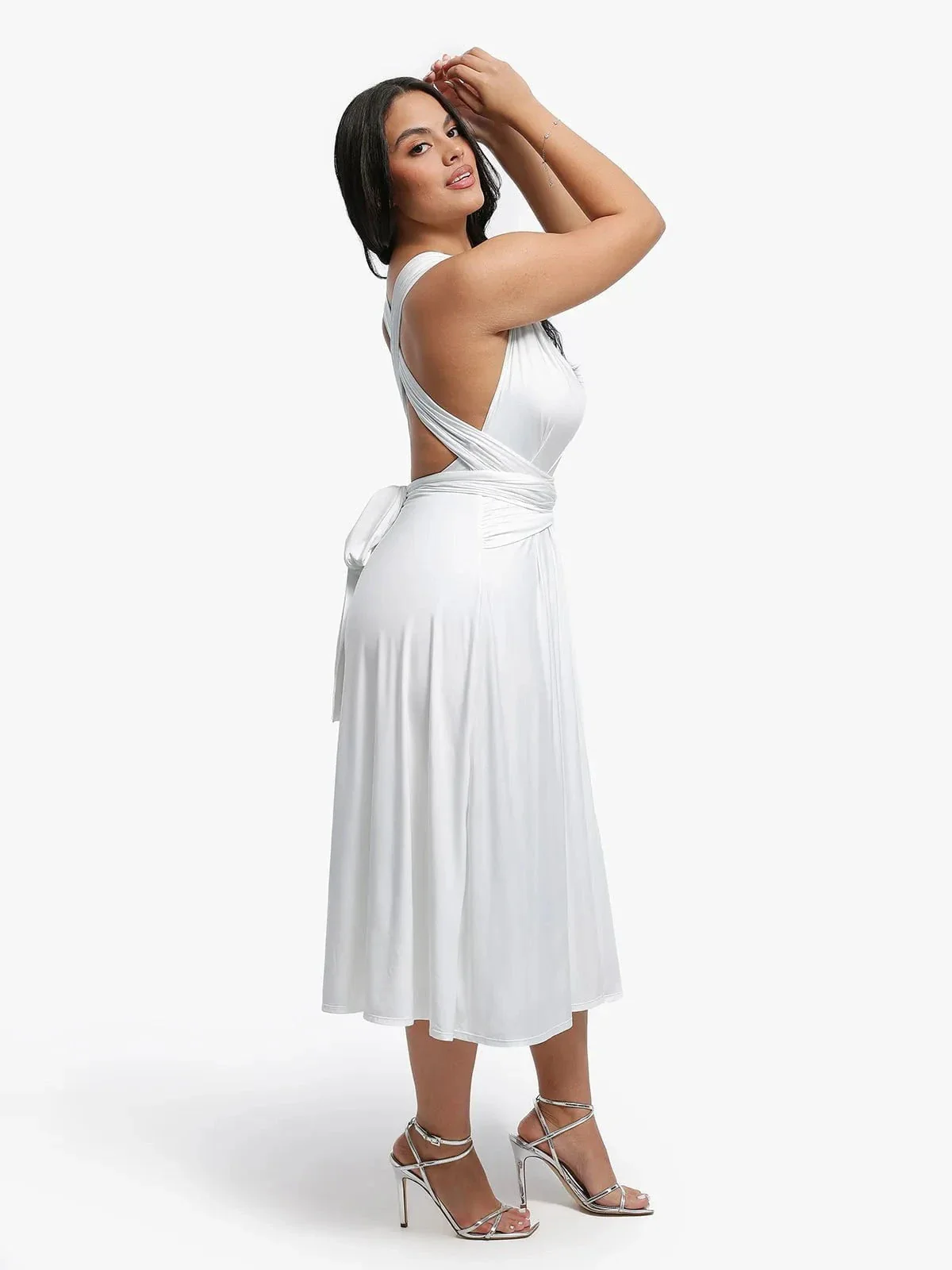 Shapewear Convertible Infinity Sculpting Midi Dress - Image 4