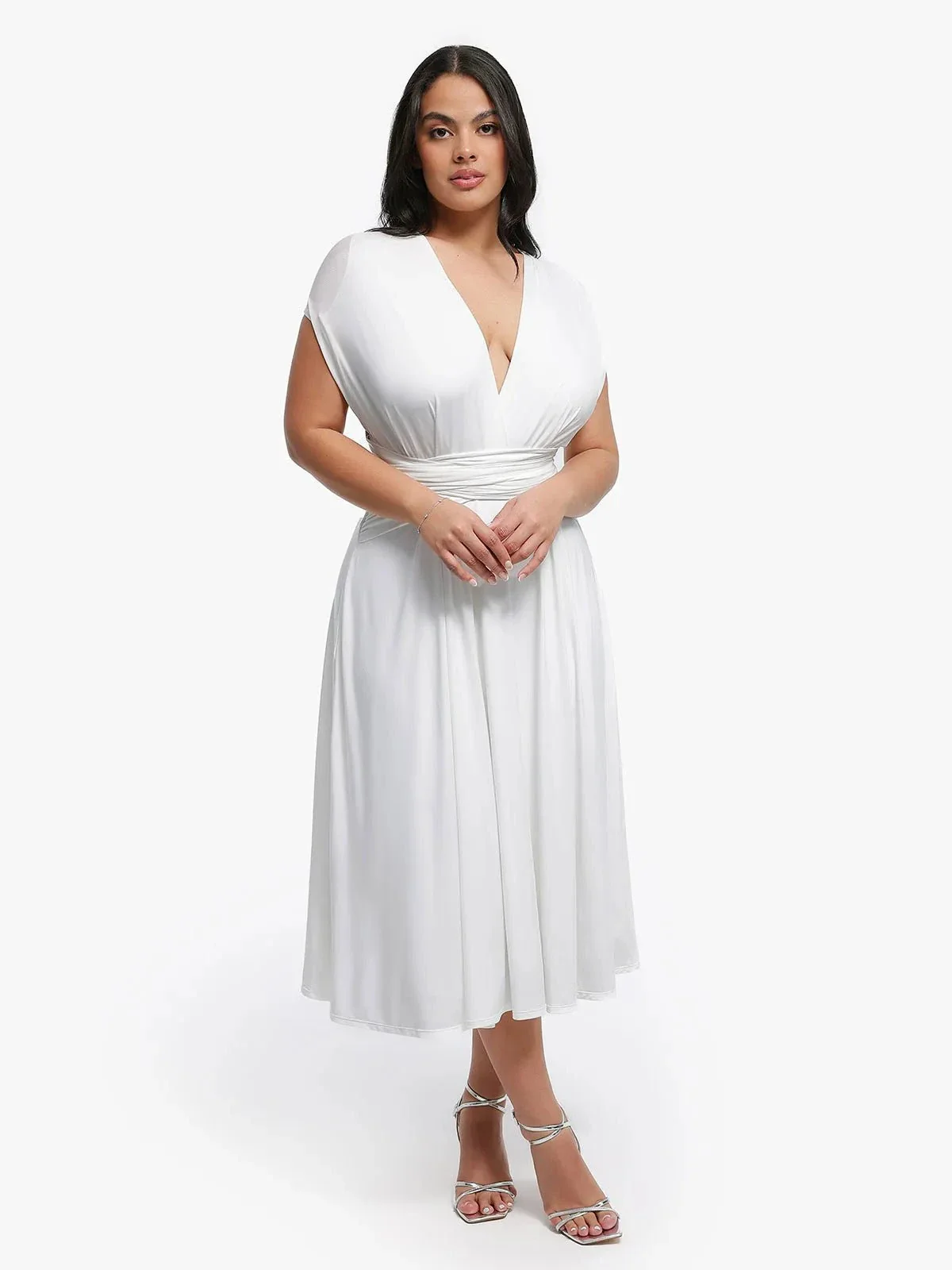 Shapewear Convertible Infinity Sculpting Midi Dress - Image 8