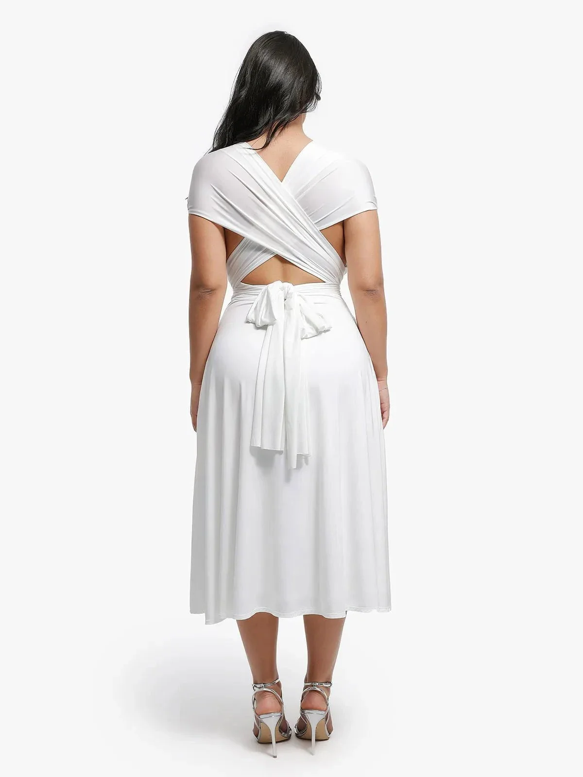Shapewear Convertible Infinity Sculpting Midi Dress - Image 9