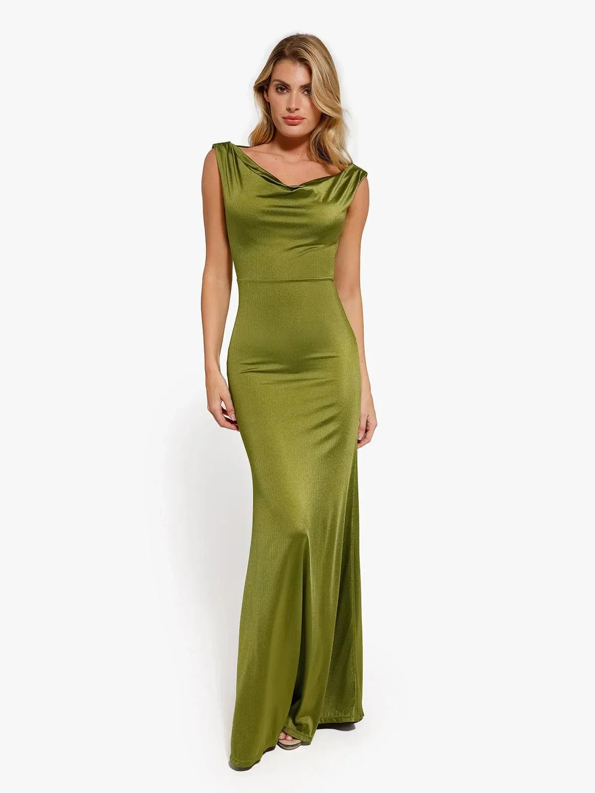 Shapewear Convertible Shine Sculpting Mermaid Dress - Image 15