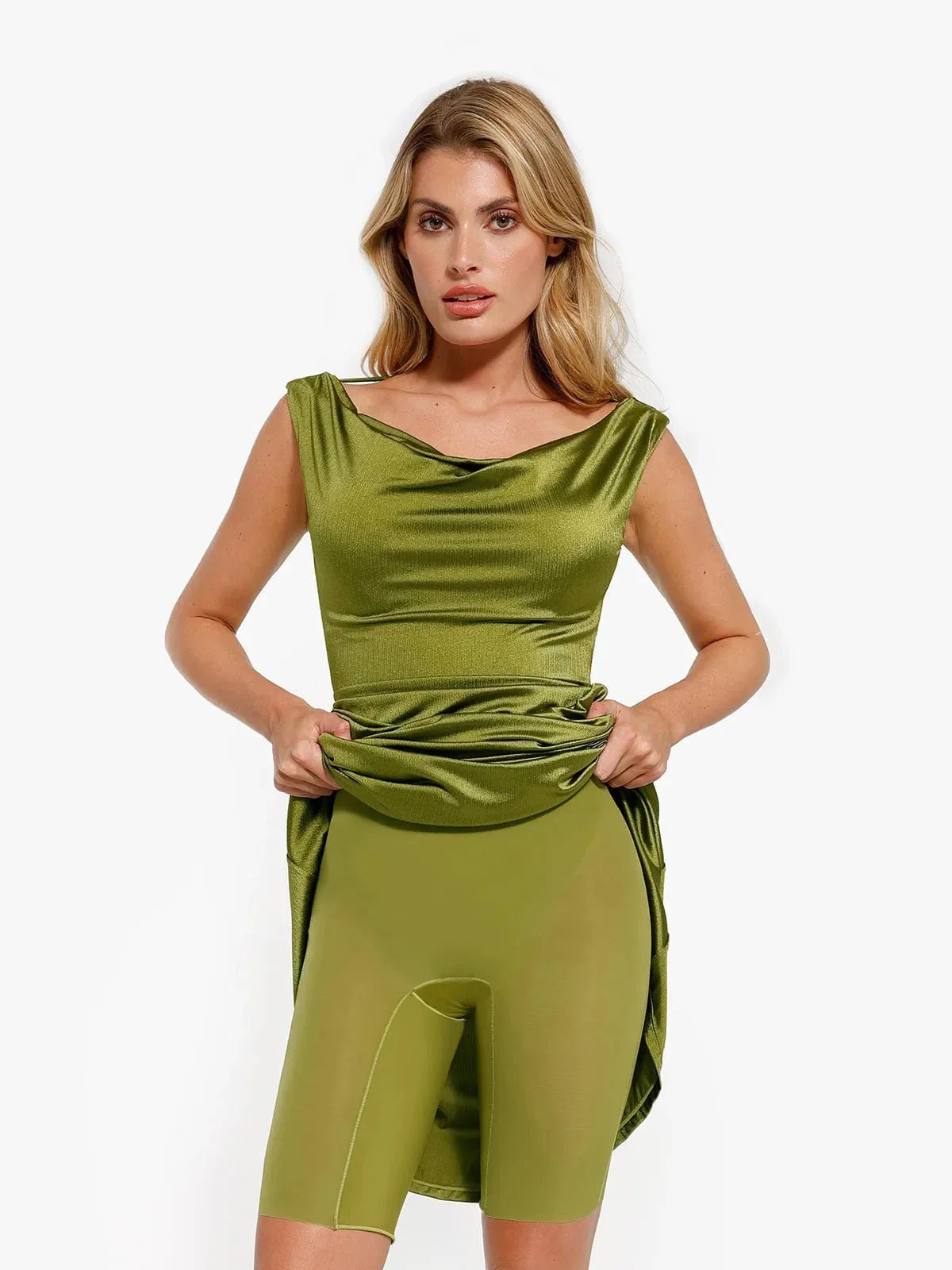 Shapewear Convertible Shine Sculpting Mermaid Dress - Image 23