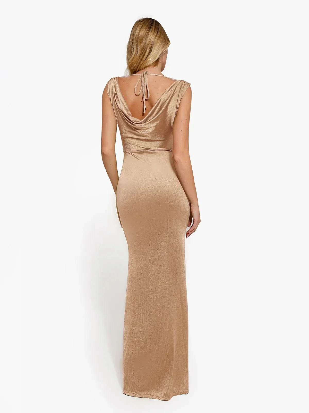 Shapewear Convertible Shine Sculpting Mermaid Dress - Image 5