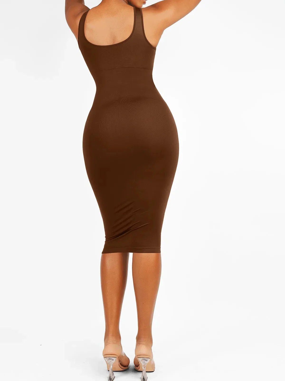 Shapewear Eco-Friendly Sculpting Midi Dress Set - Image 5