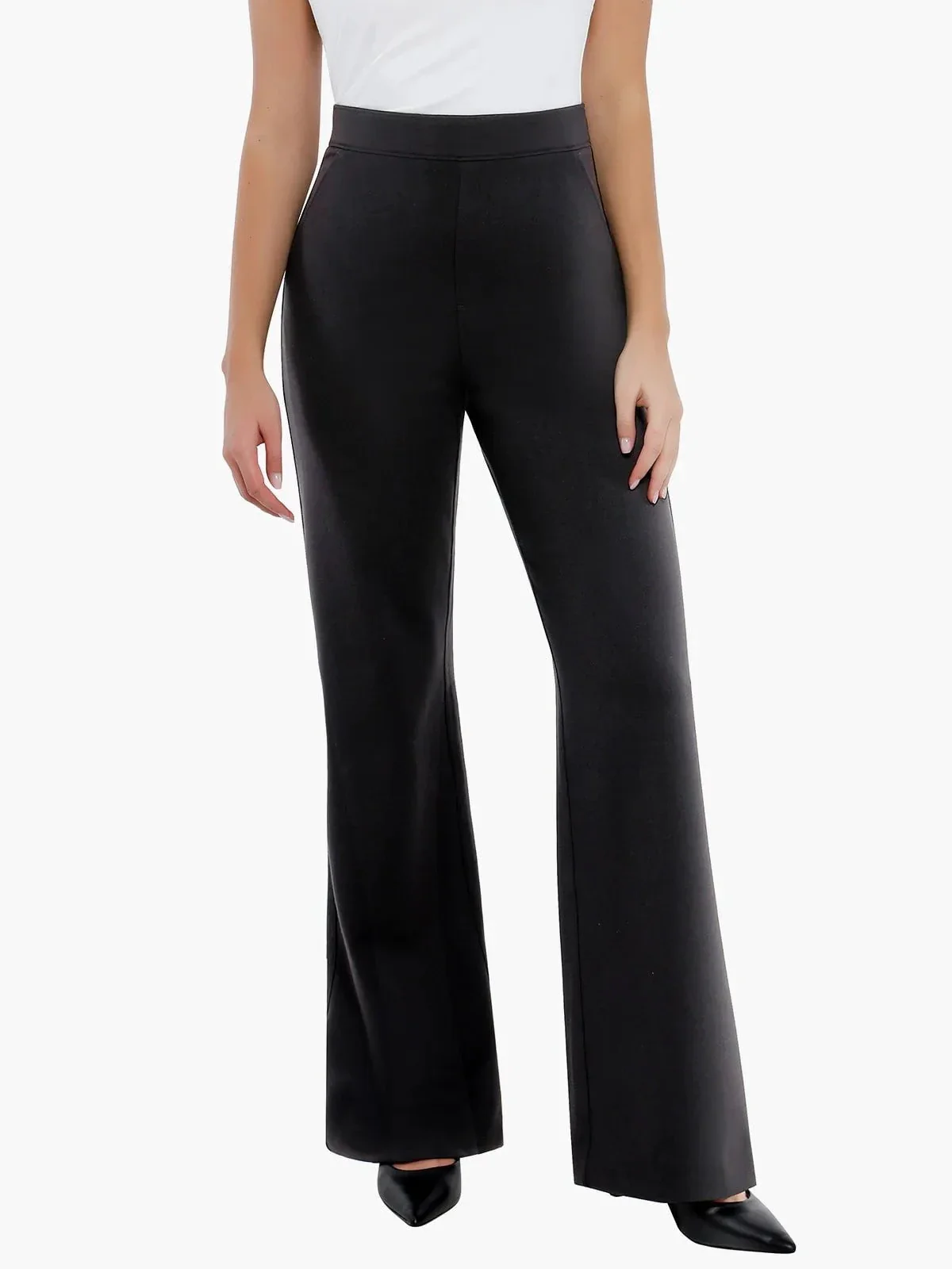 Shapewear Freedom Tummy Control Flare-Leg Ponte Pants - Image 9