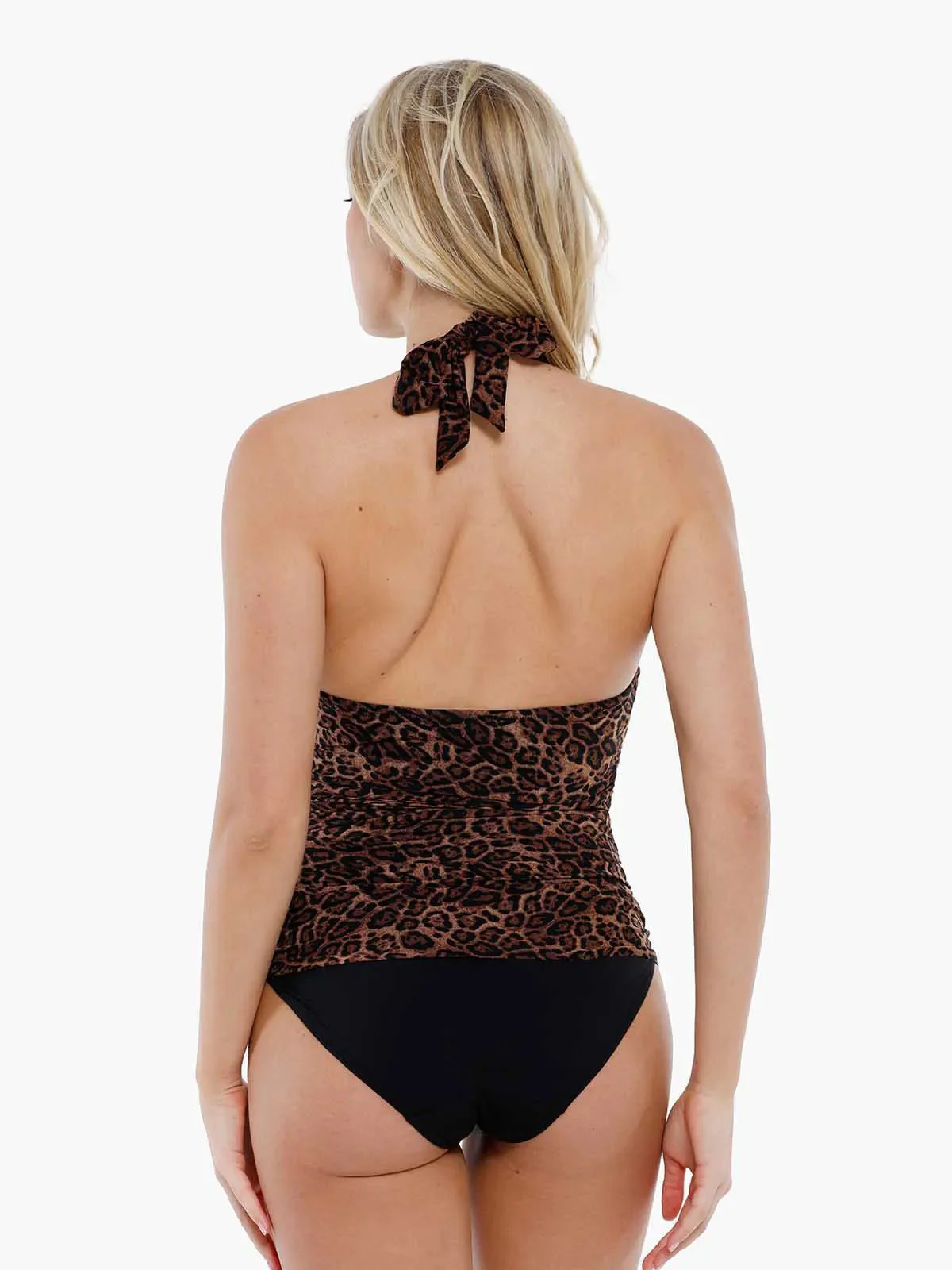 Shapewear Halter Tummy Control One Piece Swimsuit - Image 7