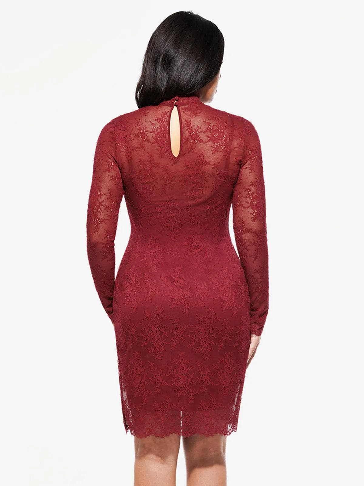 Shapewear Lace Fantasy Mini & Maxi Sculpting Dress Set - Image 41