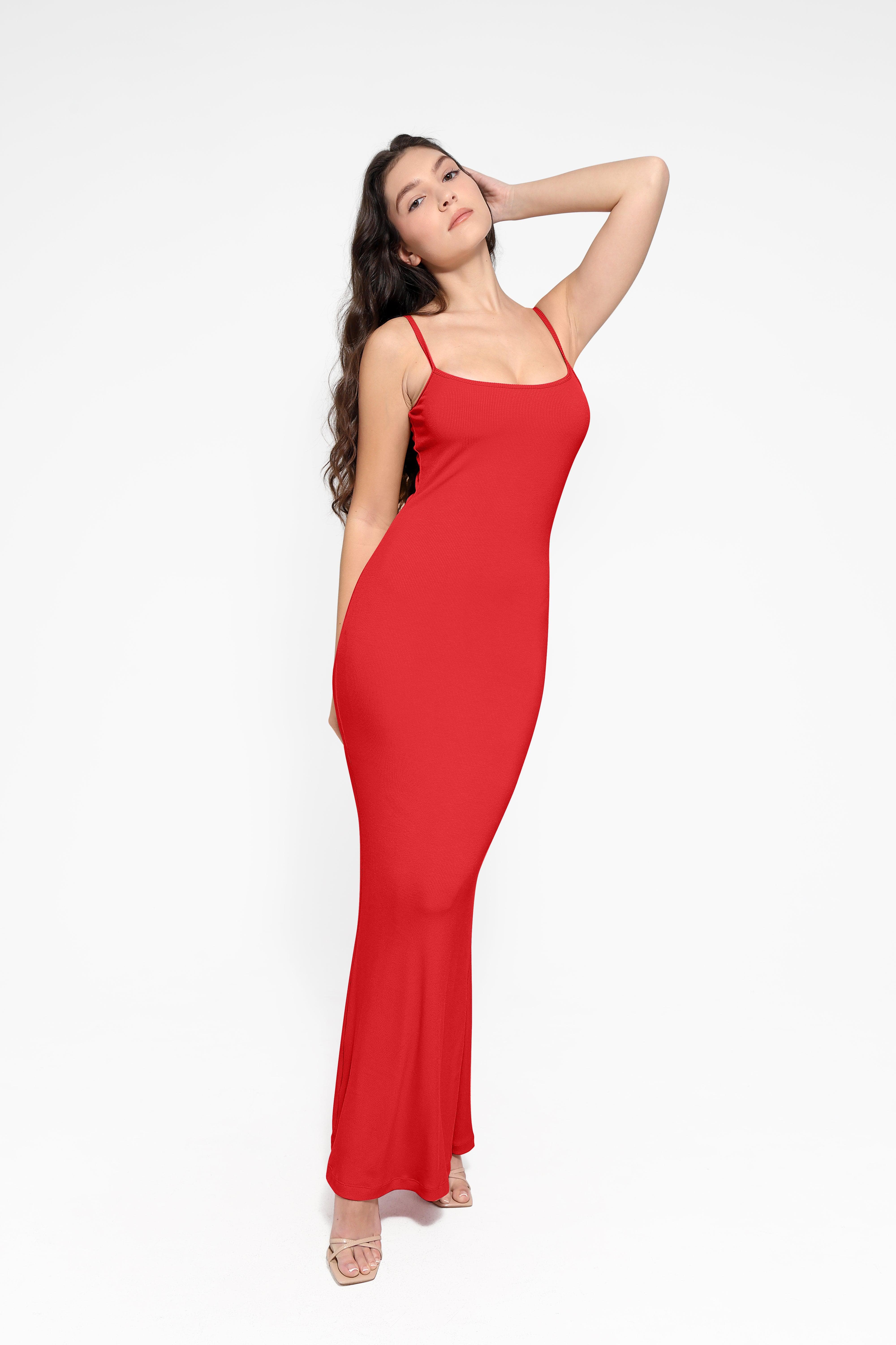 Shapewear Modal Dress Sheer Mesh Cover-Up Set - Image 18