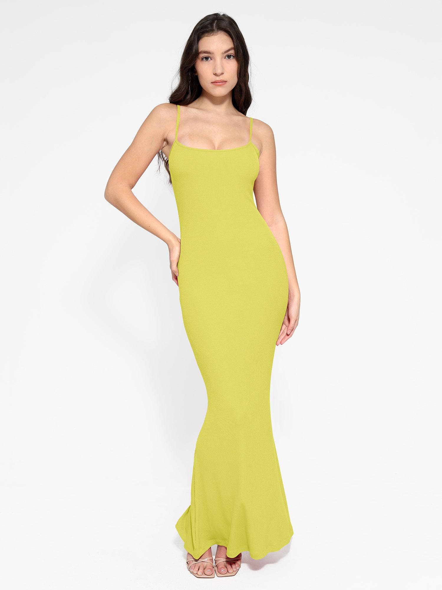Shapewear Modal Slimming Maxi Slip Dress For Insiders - Image 12