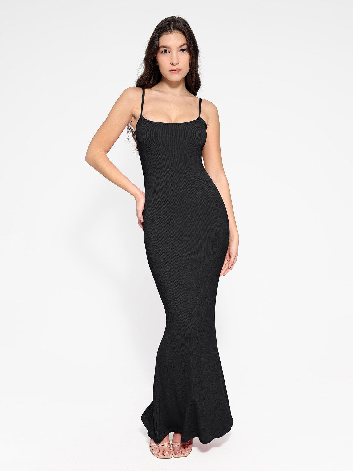 Shapewear Modal Slimming Maxi Slip Dress For Insiders - Image 28