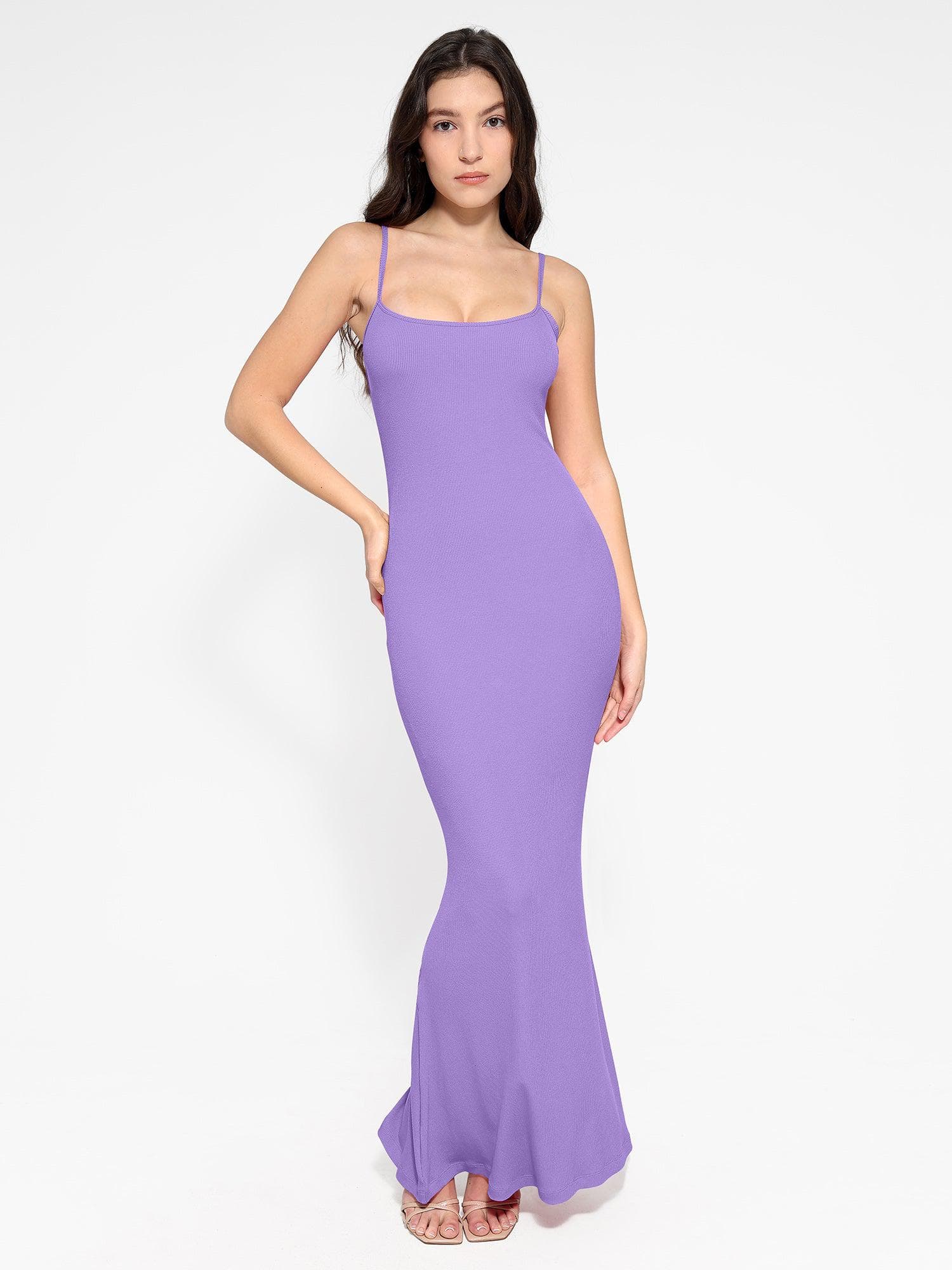Shapewear Modal Slimming Maxi Slip Dress For Insiders - Image 6