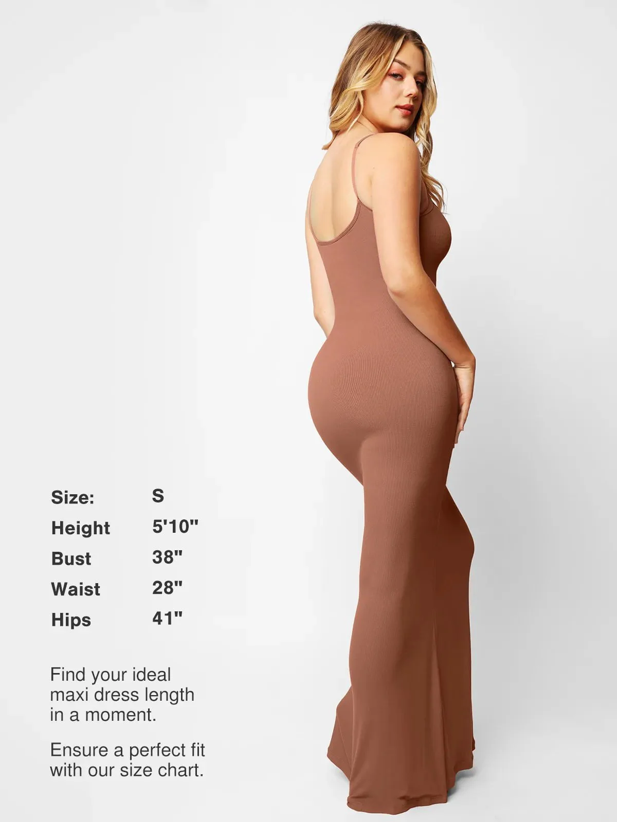 Shapewear Modal Slimming Maxi Slip Dress For Insiders - Image 60