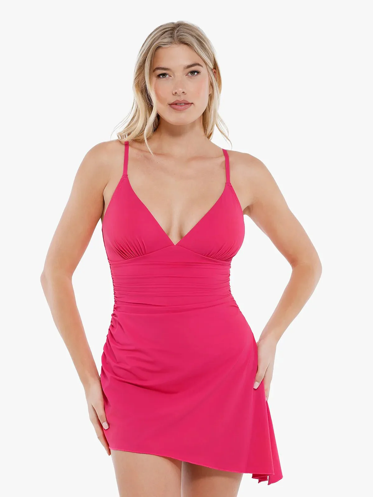Shapewear Ruched Convertible One-Piece Swimsuit - Image 12
